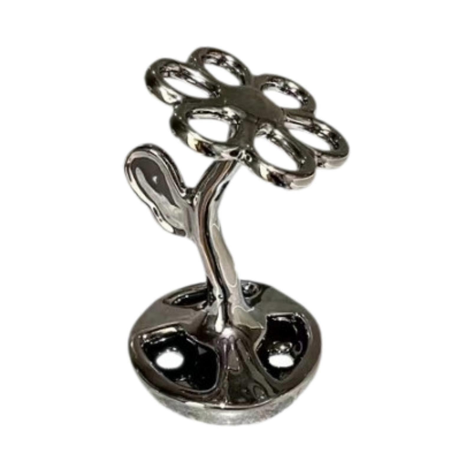 Ceramic Toothbrush Holder Bathroom Organizer Toothbrushes Holder Stand Multiuse