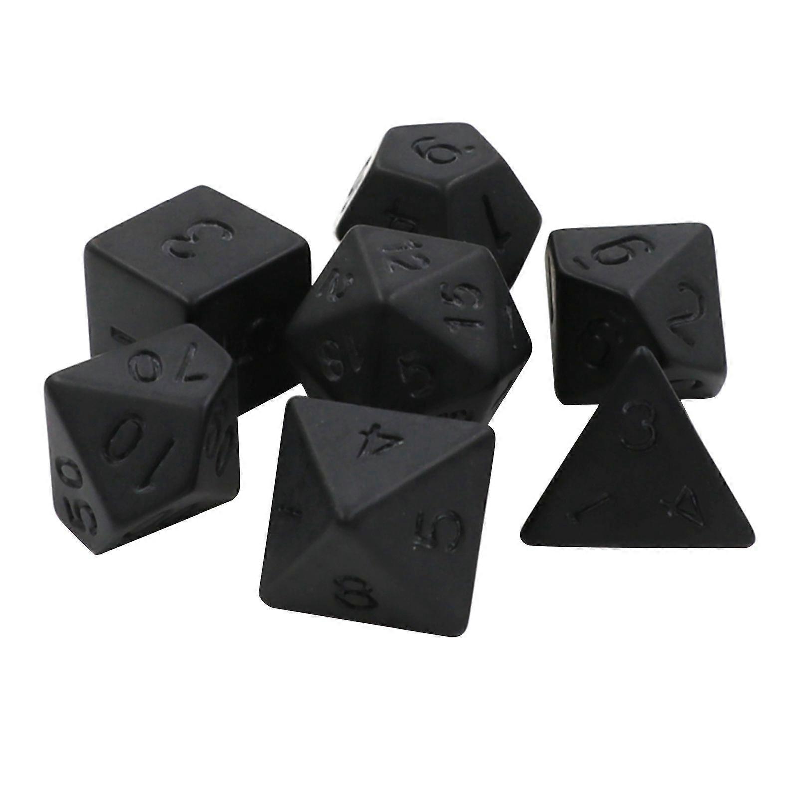 7 Pieces Polyhedral Puzzle Game Various Shapes Educational DIY Gaming Dices Kit