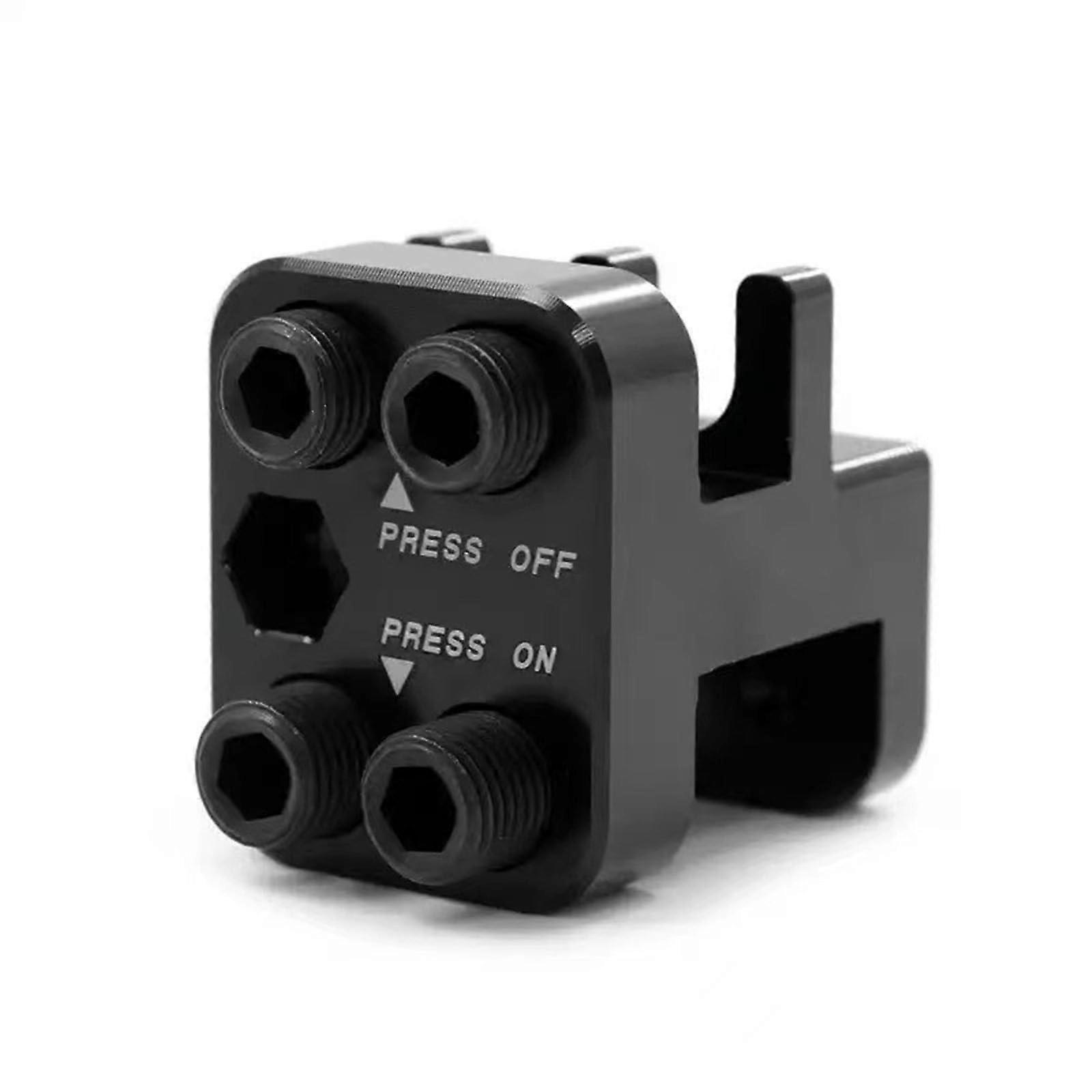 Master Link Press Tool for Drag Specialties Motorcycle and ATV Chains - 520 525 530 Chain Rivet Tool, Black Finish