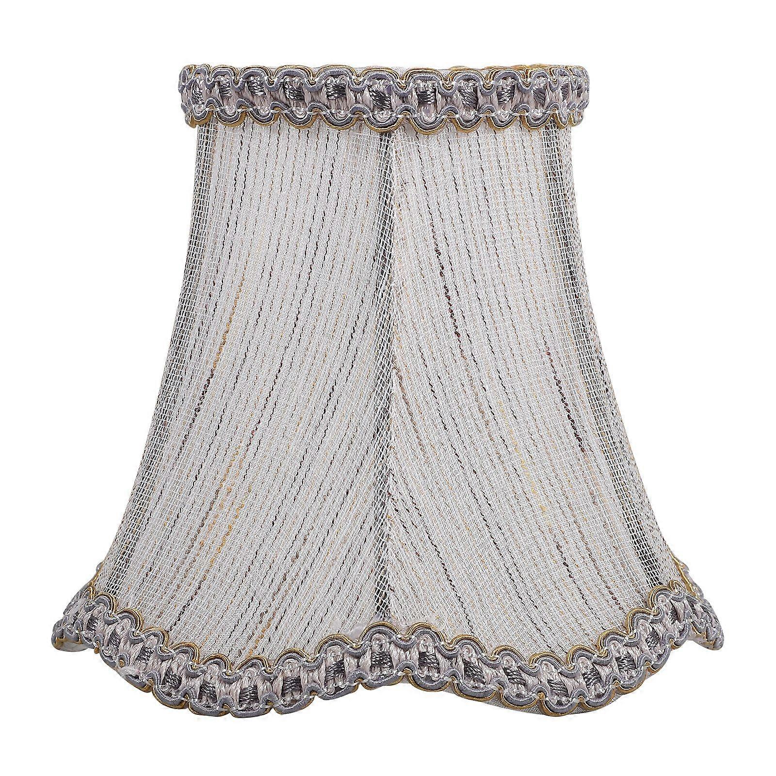 Clip on Type Bulb Lamp Shade Replacement Table Lamp Linen Gauze Lampshade
