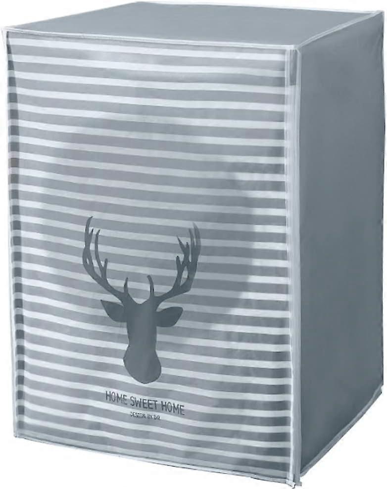 Washing machine dust cover waterproof sunscreen cartoon pattern suitable for pulsator washing machine