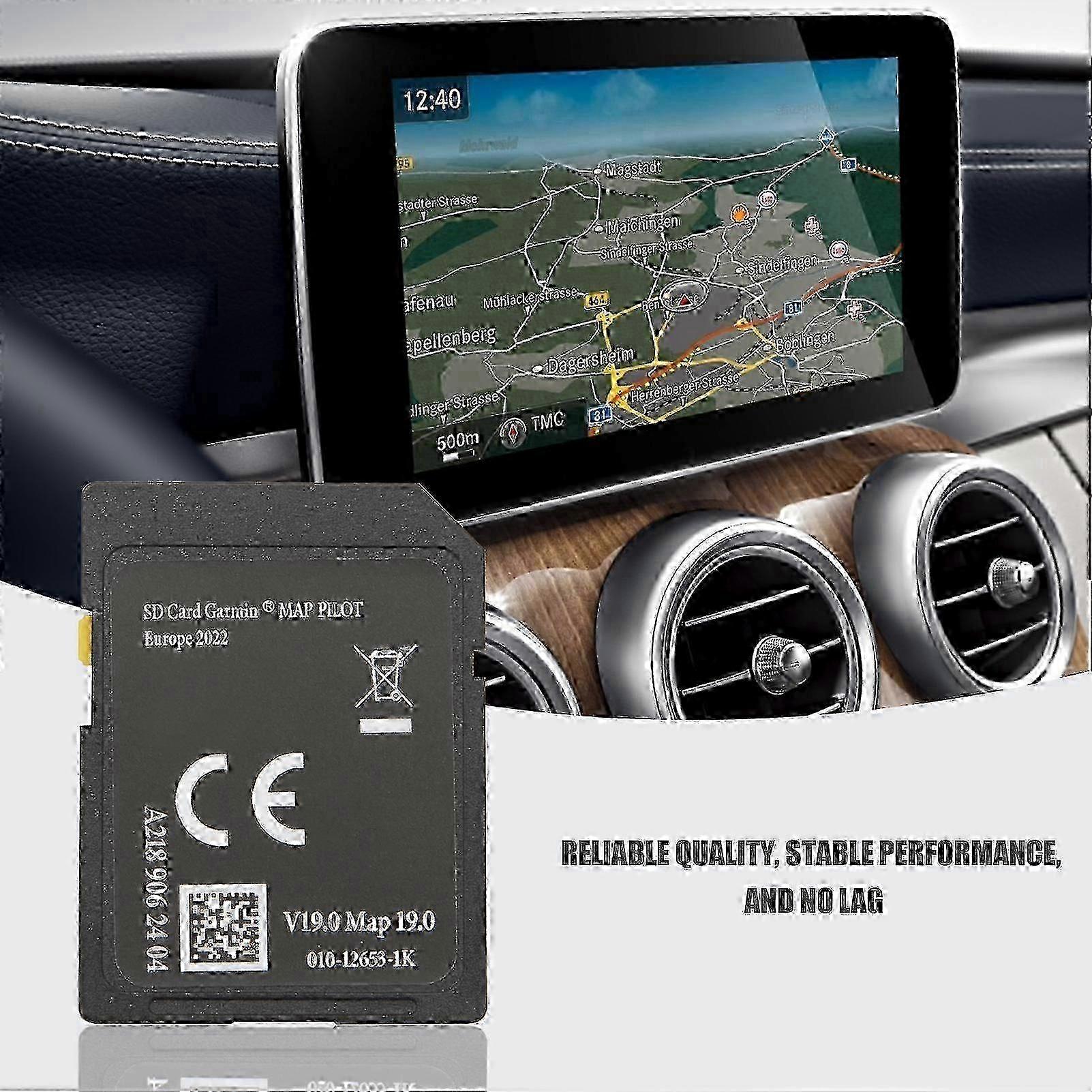 High Quality Europe GPS Navigation SD Card Compatible with Mercedes- Garmin Map Star1 V17 for 2022-2023 Models - Part Number A2189066003