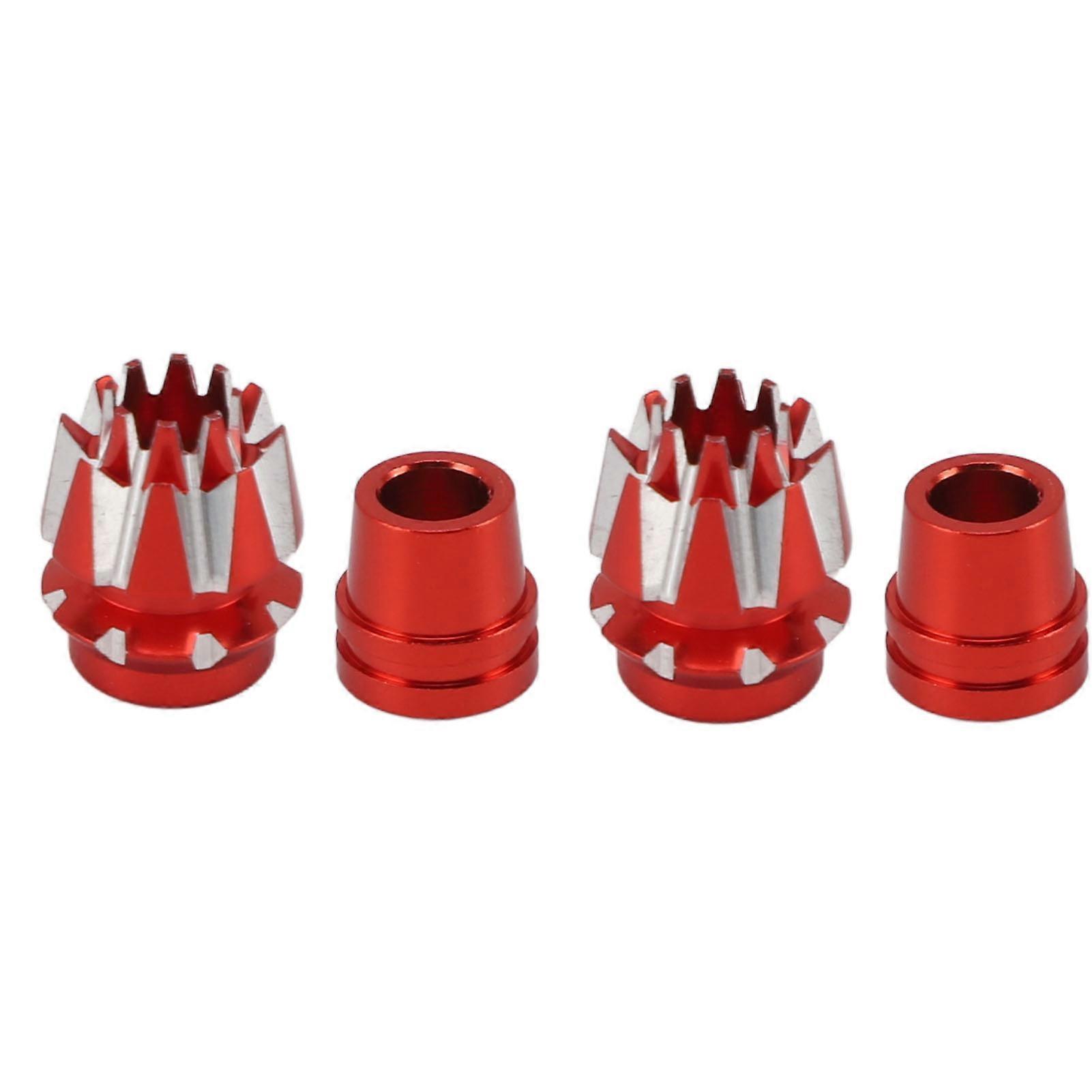 Drone Controller Sticks Anti Slip Aluminum Alloy Remote Control Joysticks Rocker Replacement Parts RC Accessories Red