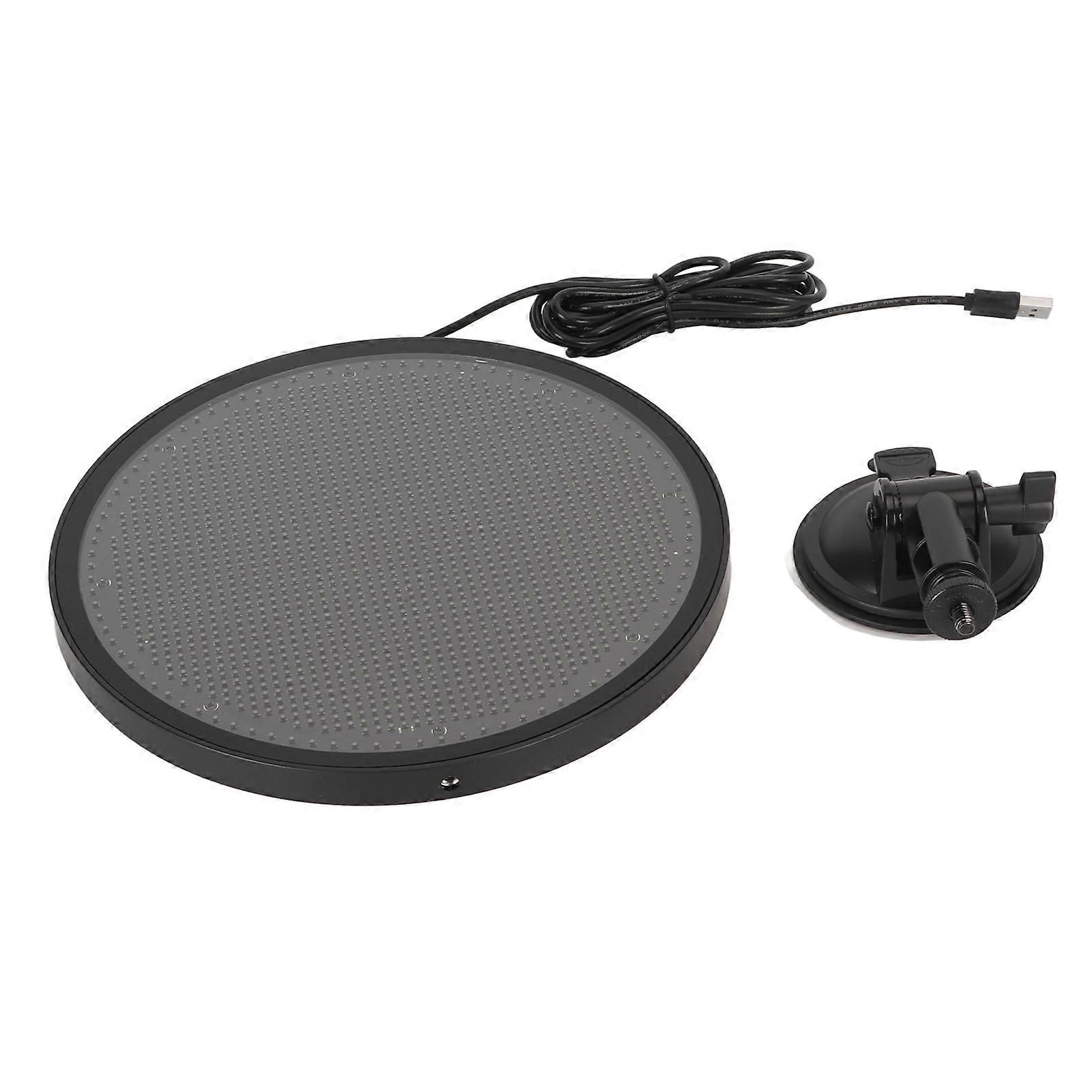 Car Funny Programmable Bluetooth APP Control Custom Text Pattern Round LED Sign Display for Store Bar