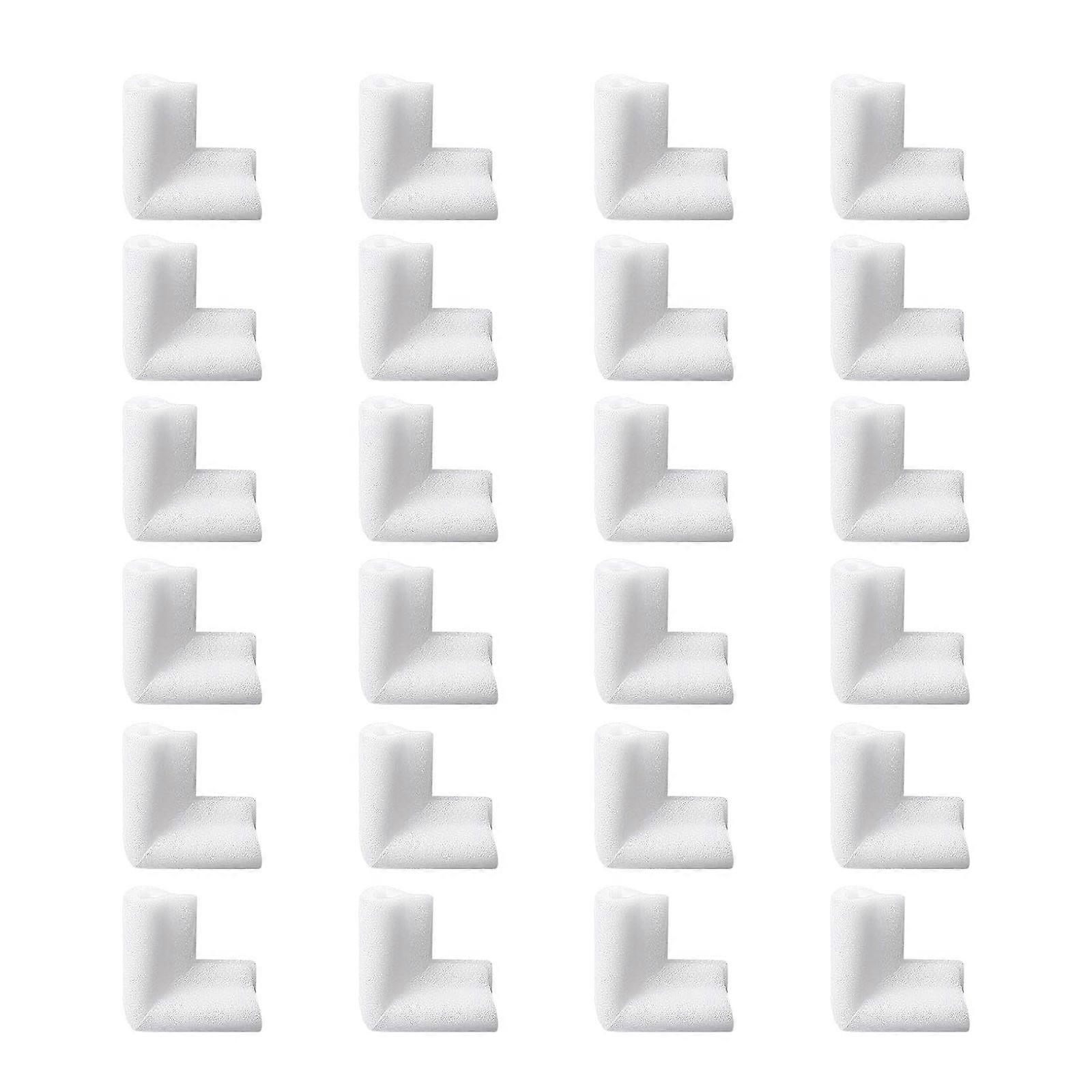 24Pieces Foam Corner Protectors for Secure Packaging of Fragile Items TV Frame and Electronics Photo Mirror Edges Guards