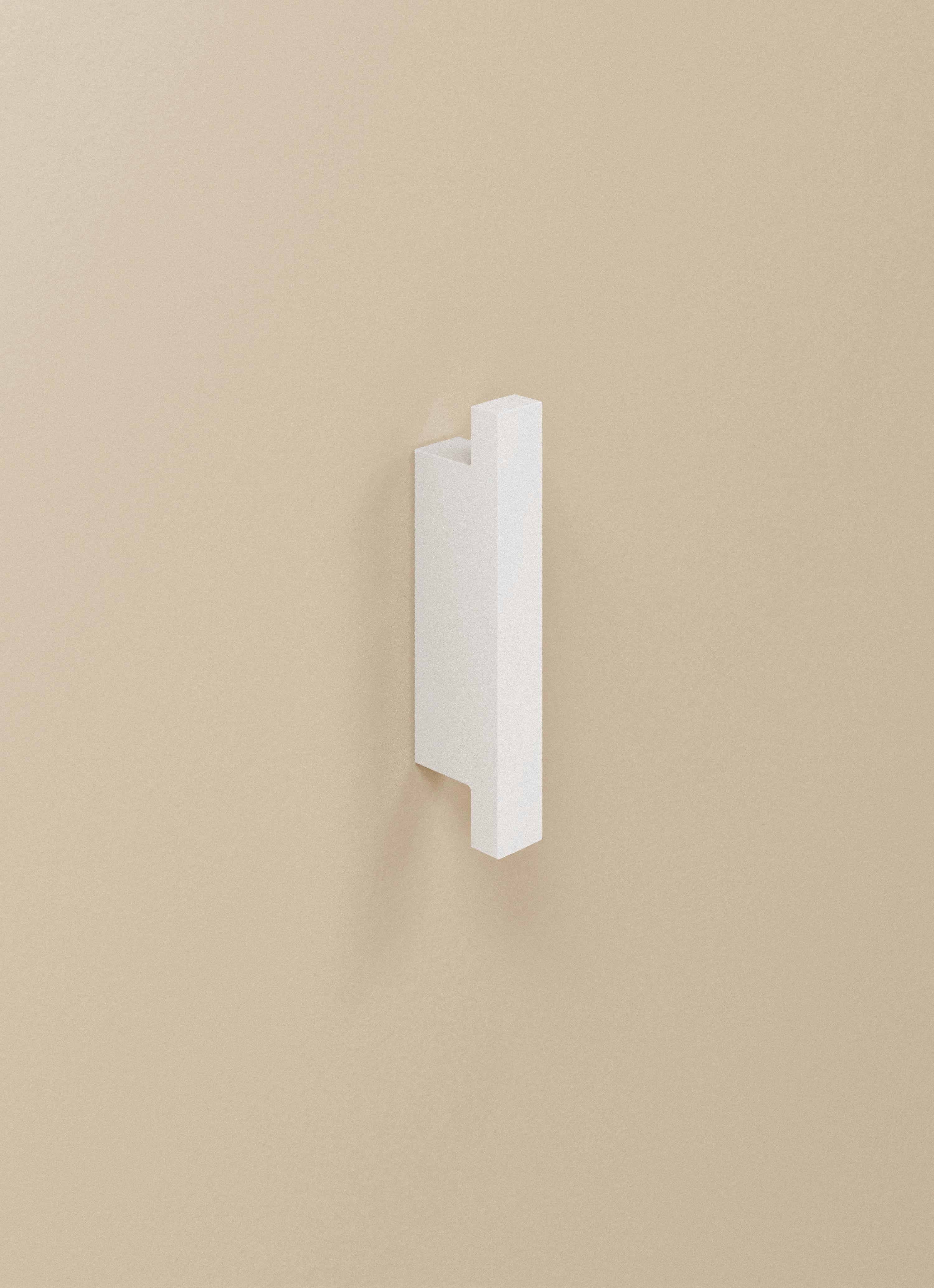 COSMIC Towel hook, Robe hook, Coat hook, White Matt, THE GRID Collection