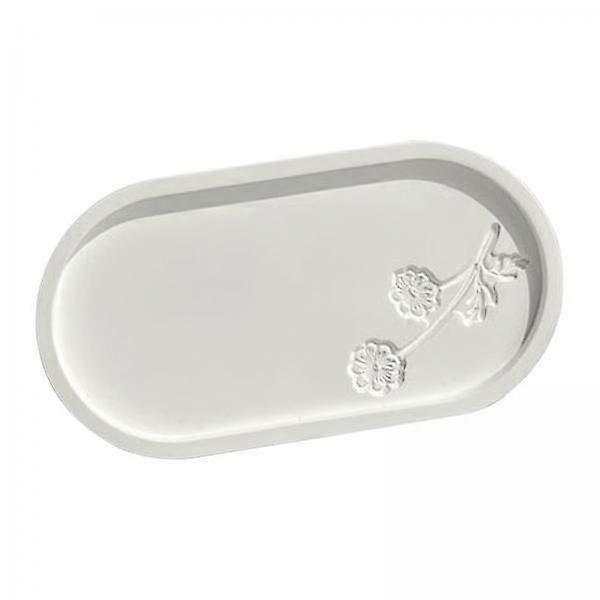 2xVanity Tray Organizer Multifunctional Makeup Tray for Study Kitchen Bathroom