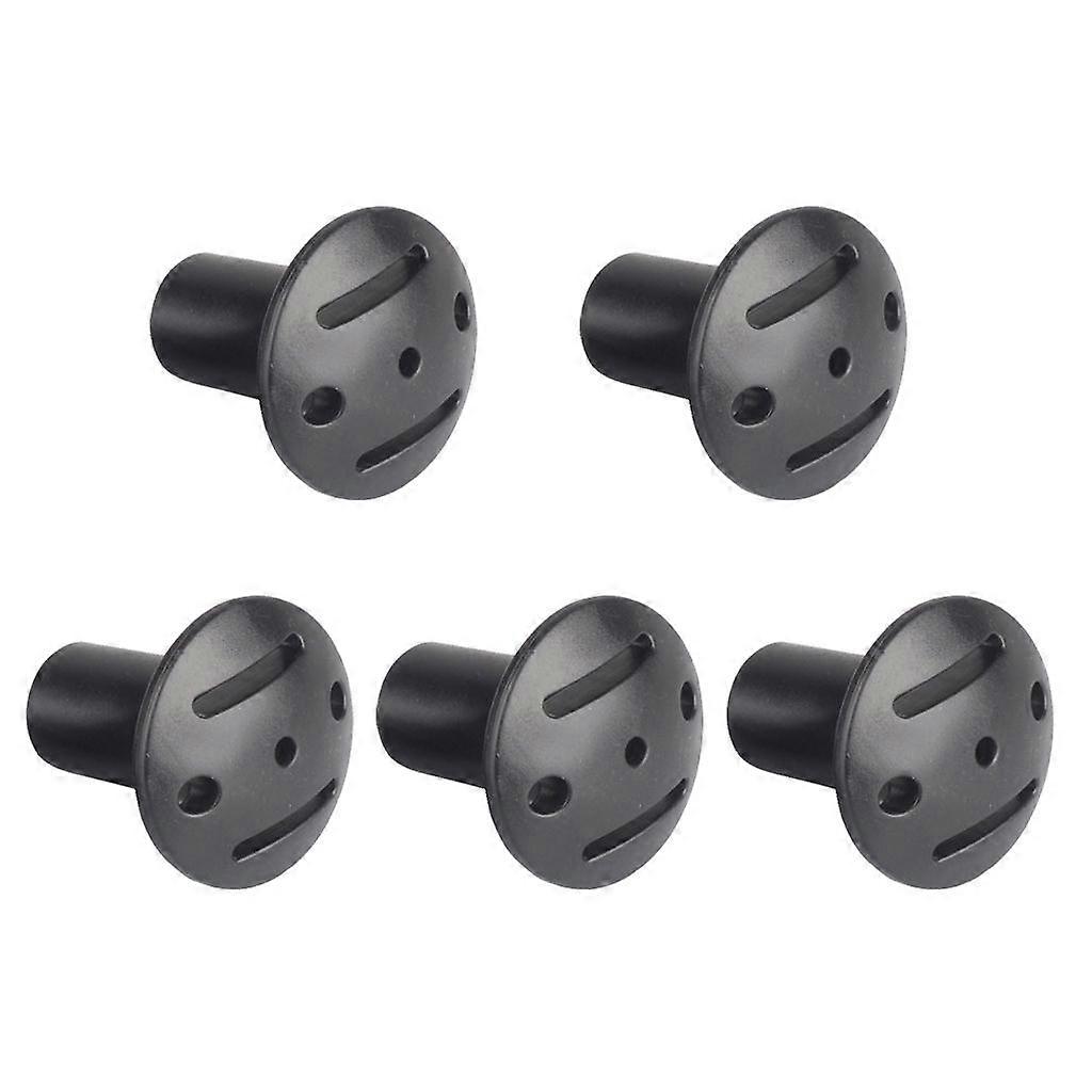 5 قطع الرحلات عصا القطب تلميح غطاء حامي خيمة دعم قضيب أعلى كاب