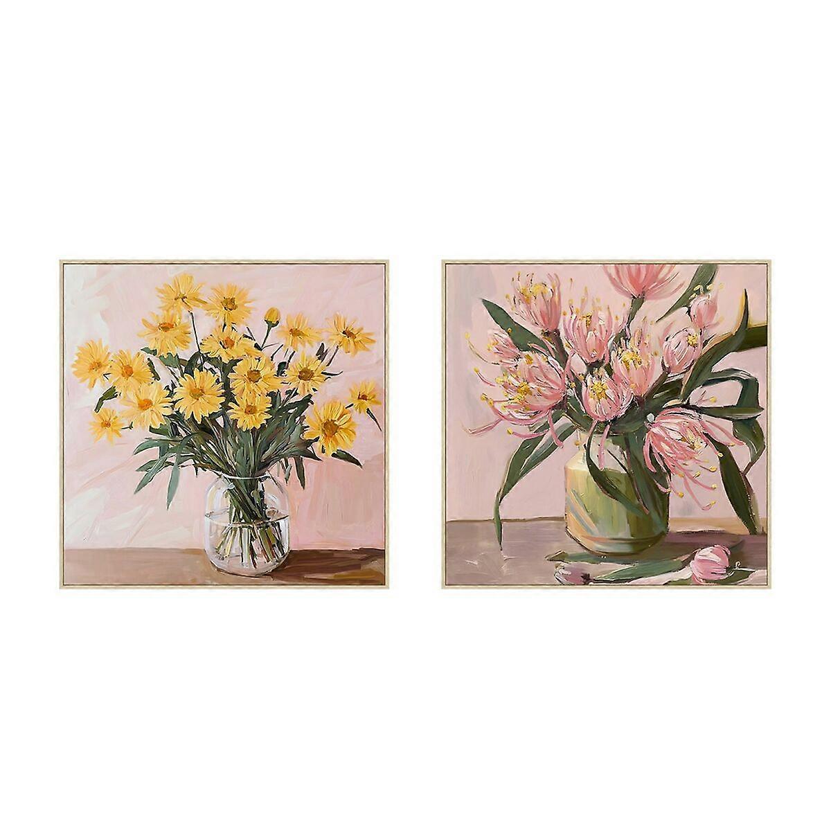 Canvas Home ESPRIT polystyrene Canvas 83 x 4.5 x 83 cm