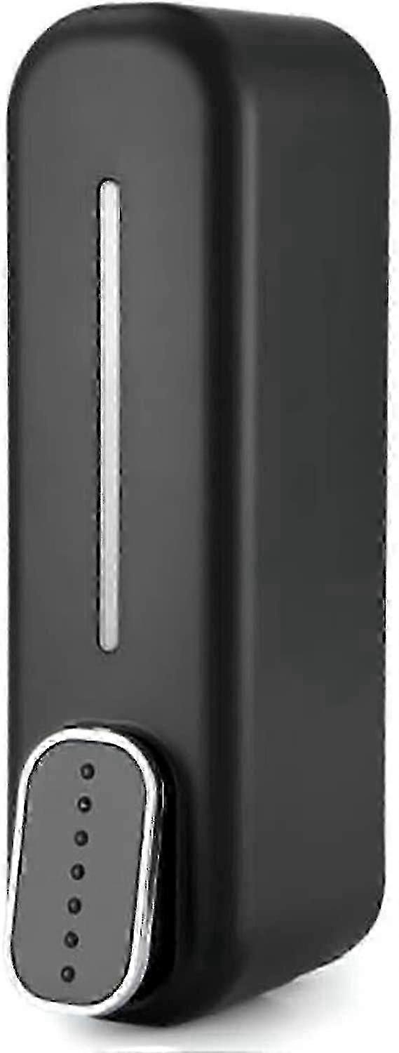 Soap Dispenser With Wall Mount - 350ml - For Bathroom, Kitchen, Office, Black