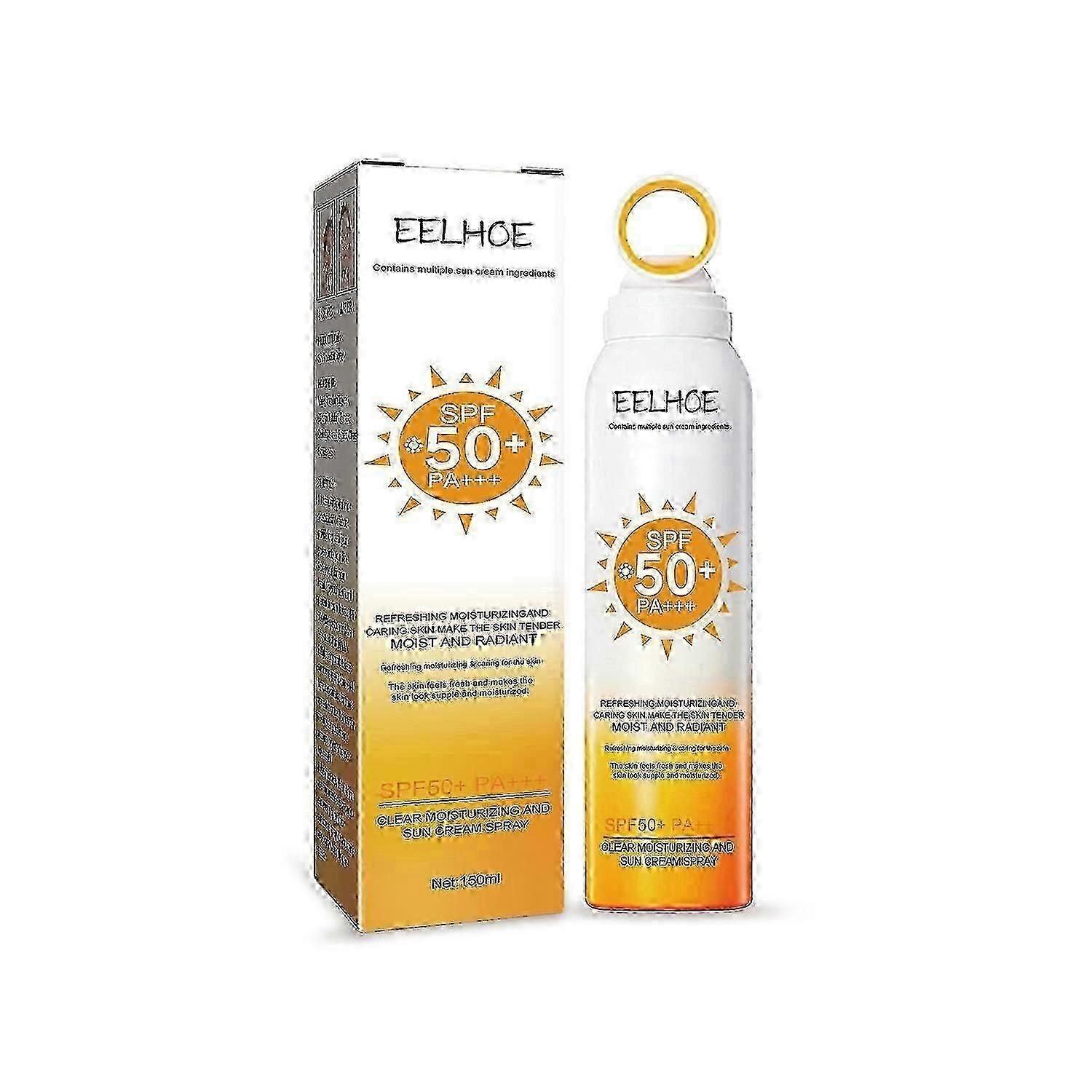 EELHOE Small Aperture Protective Spray, Isolation, Uv Protection, Waterproof, Sweat Proof, White And