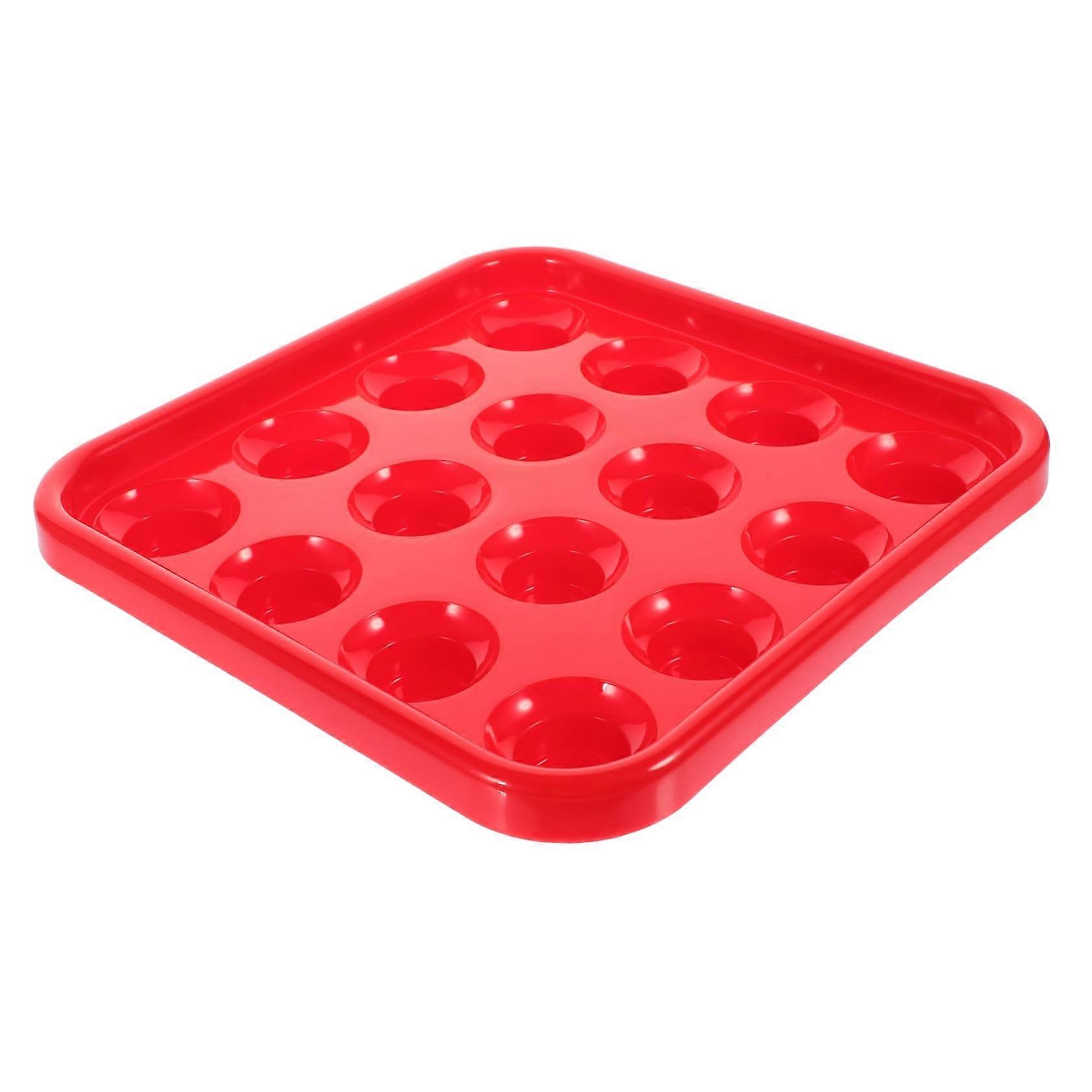 Ablage tray for table balls poolball holder Billiard Ball accessories portable billard tray pp Blue Red