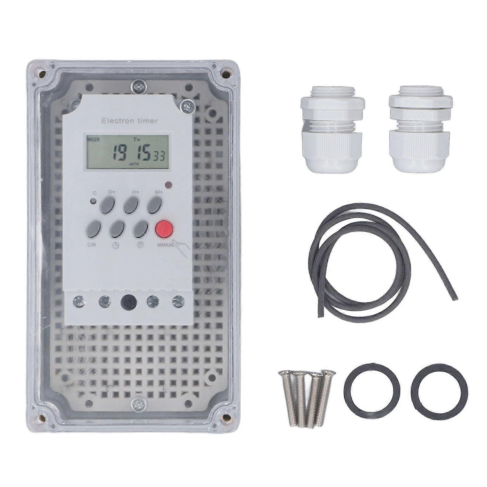 Hochwertige Pool Pump Timer Digital Timer Box 7 Tage 20 Mal Ein/Aus