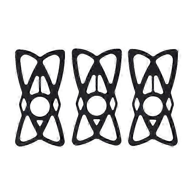 Universal Elastic Rubber Security Strap for Mobile Phone Stands on Bikes and Motorcycles, Silicone Cell Phone Holder Band Tether X Web Grip