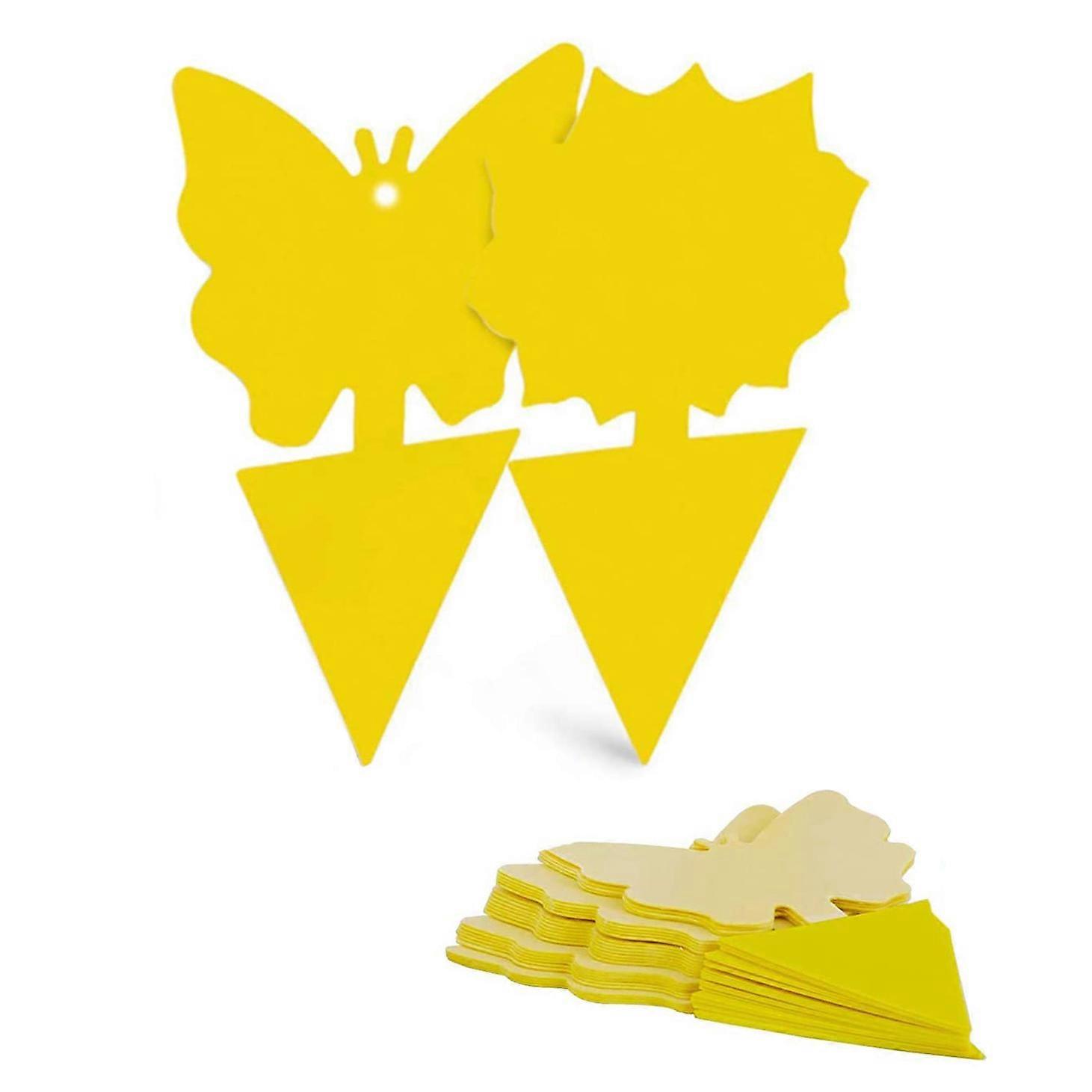 Fruit Fly Trap,for Kitchen,Indoor/Outdoor(12 Pack),Dual-Sided Yellow