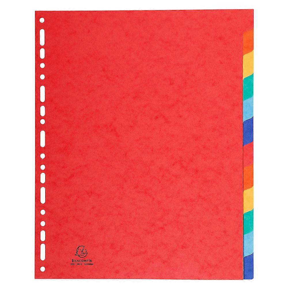 Exacompta 2612E 15x Separadores Nature Future A4+ 12Pos.