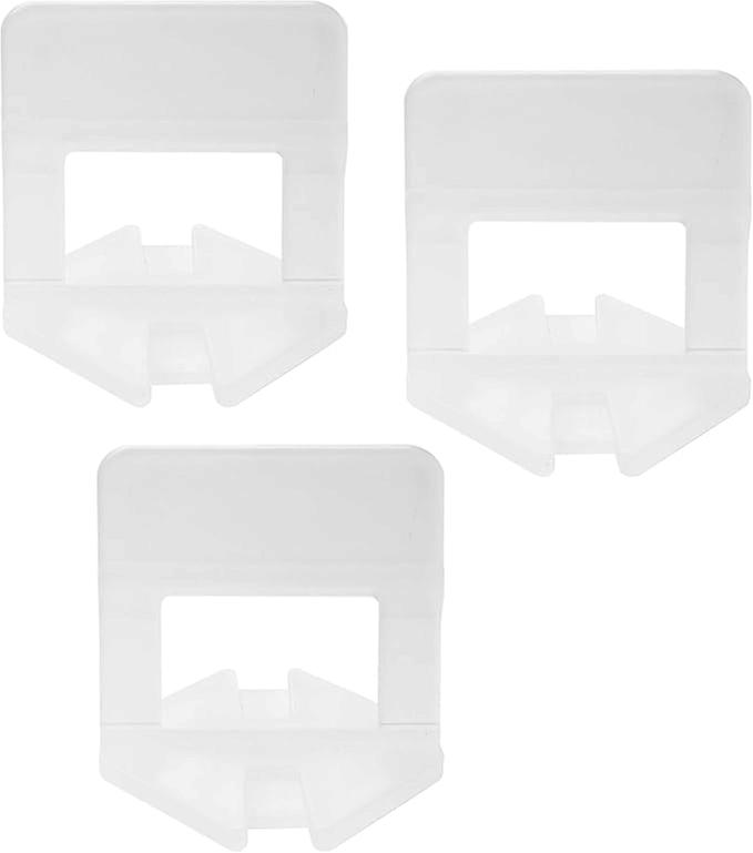 100 Pieces 1.5mm For Tile Leveling Joint Width | Self-Leveling Tile Spacers | Tile Leveler Kit for DIY and Professionals