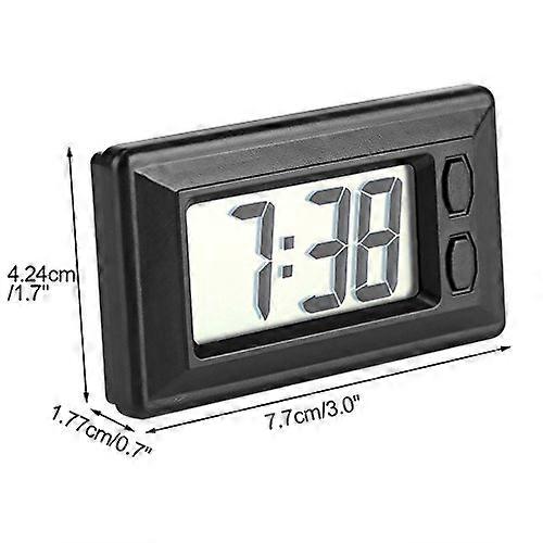 Car Dashboard Clock Vehicle Meter Clock LCD Digital Clock