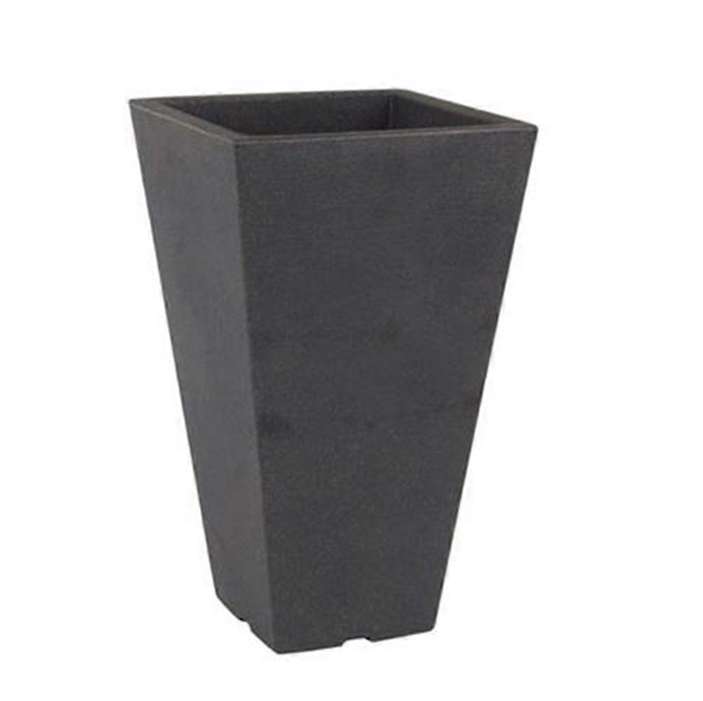 Capri Plant Pot 28 x 28 x 45 Cm Black