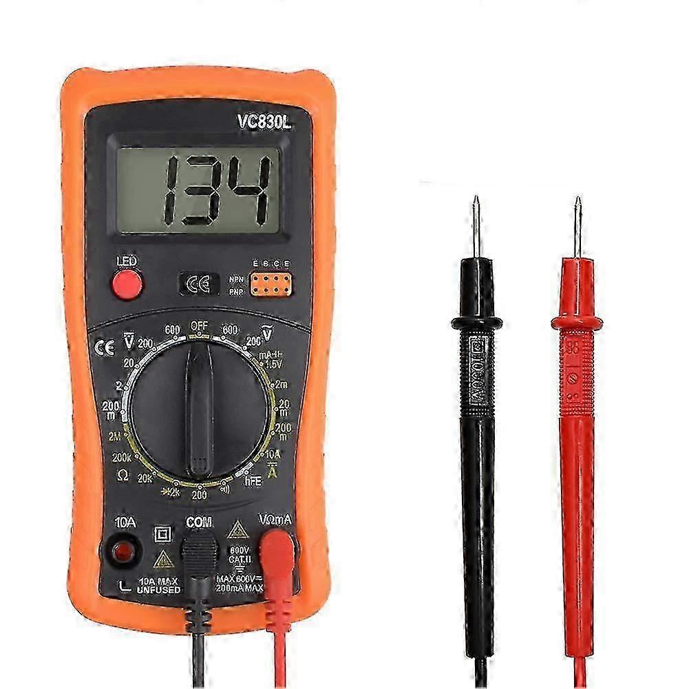 Handheld Digital Multimeter Ammeter Voltmeter VC830L Compatible