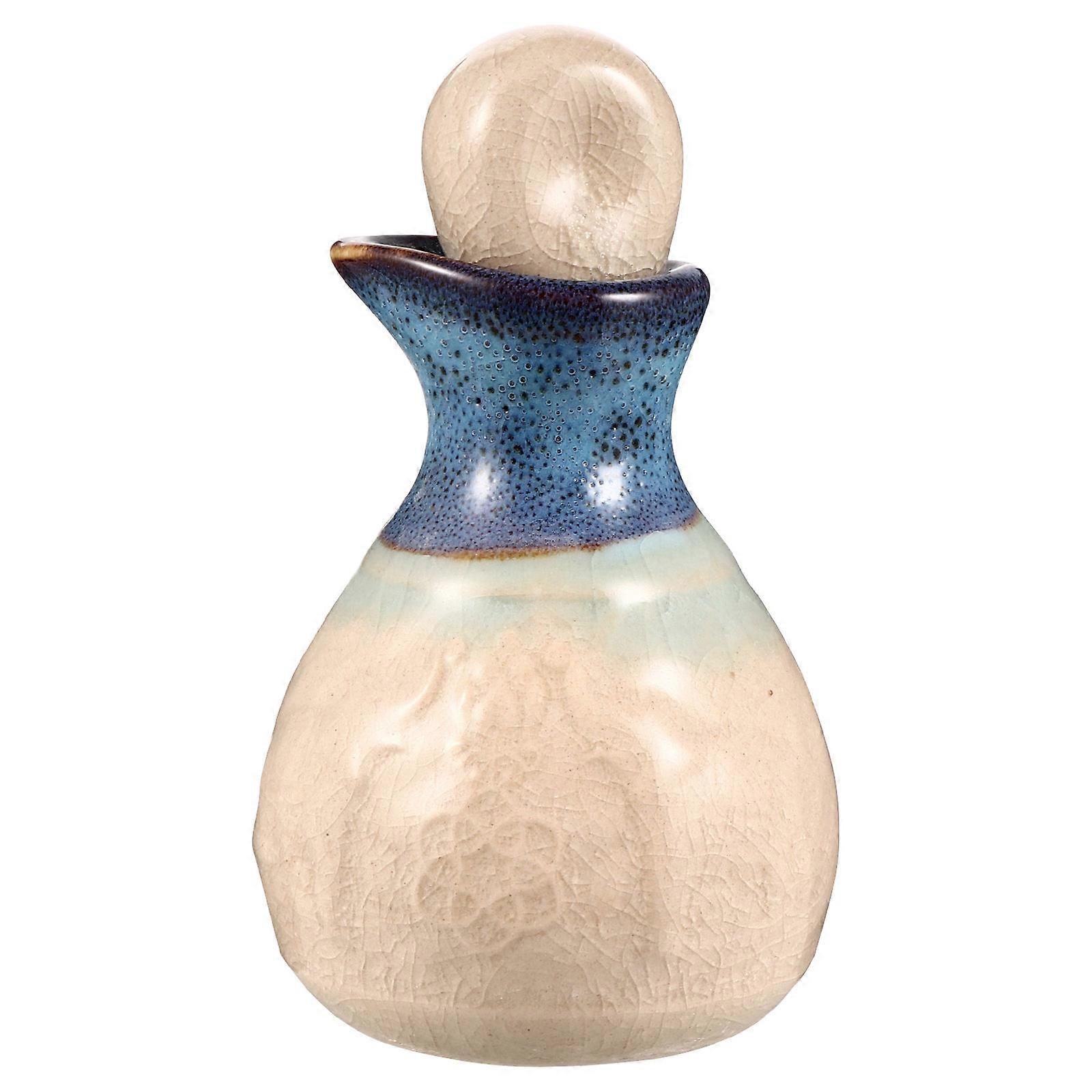 Essential Oil Bottle Ceramic Desktop Decor General Users 9.5X5.5cm 1Set