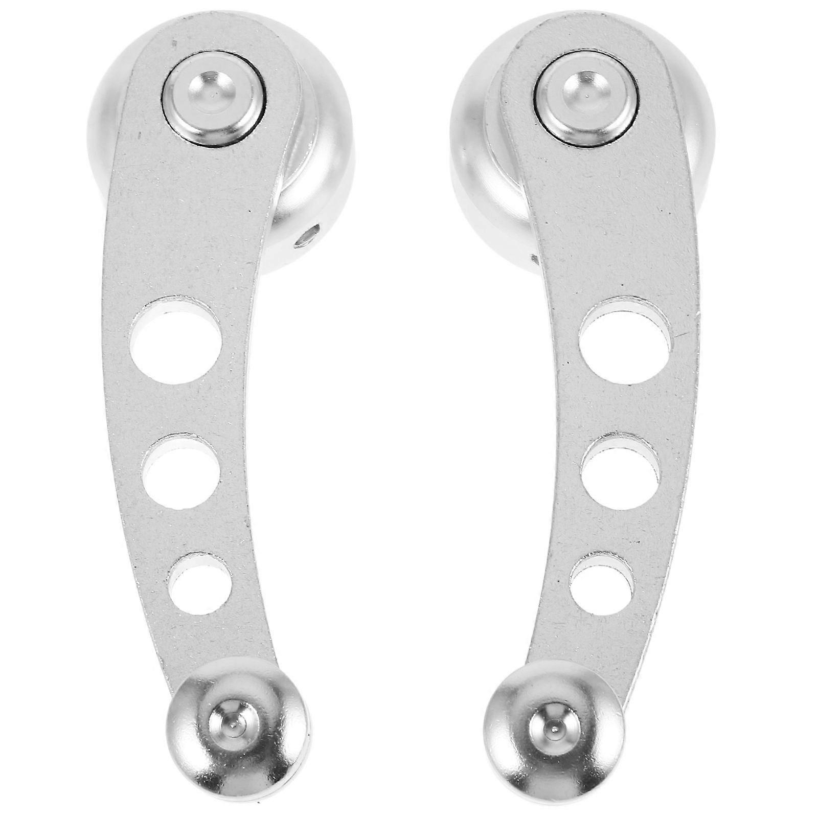 Window Crank Handle Replacement Durable Aluminum Alloy Construction For Trucks 12.00X4.30X3.70cm 2Pcs
