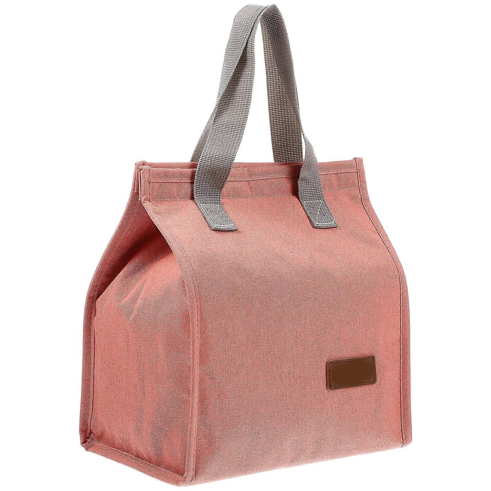 Reusable Lunch Bag Bag Cold Retention Rectangular Cationic Fabric 10.0 8.9 5.1in 1Pack