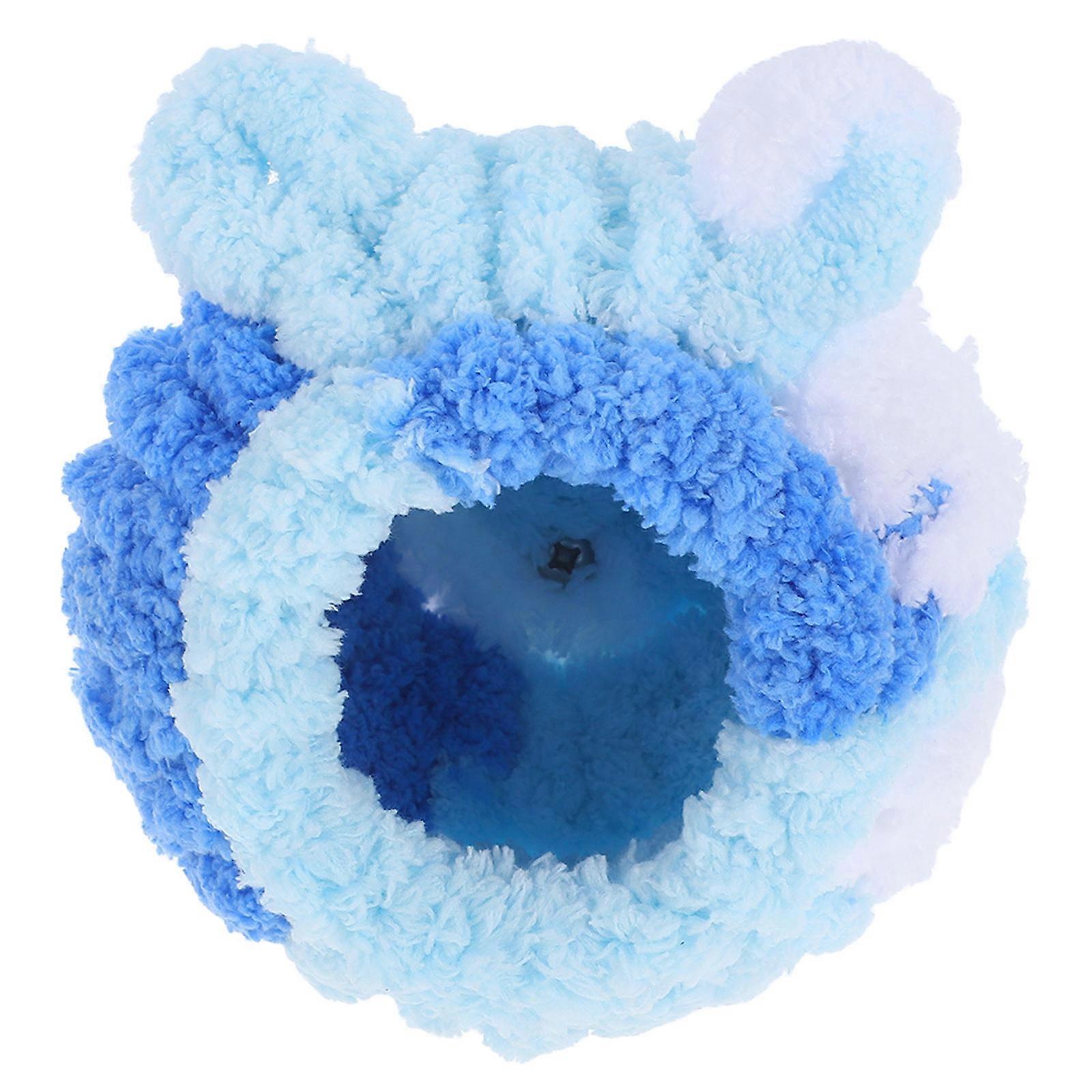 Warm Fleece Small Animal Bed Hideout for Guinea Pig, Chinchilla & Hamster – Detachable, Washable Design for Easy Cleaning – Cozy Winter Nest for