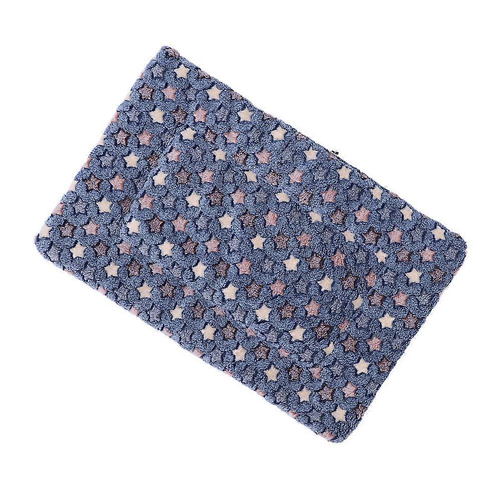 Thickened Breathable Winter Pet Mat with Cozy Flannel Cushion – Star Design for Indoor Use – Comfortable Sleeping Environment for Dogs and Cats