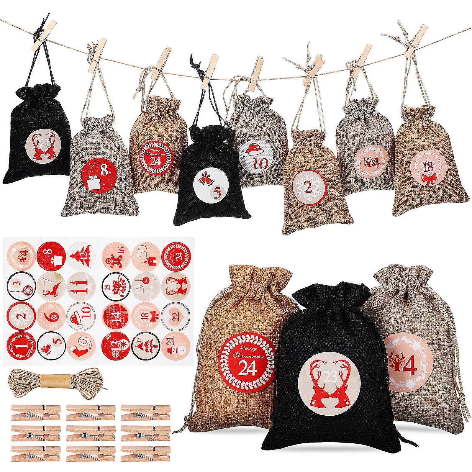 Drawstring Favor Pouches Decoration Paper Treat Bags 1Set