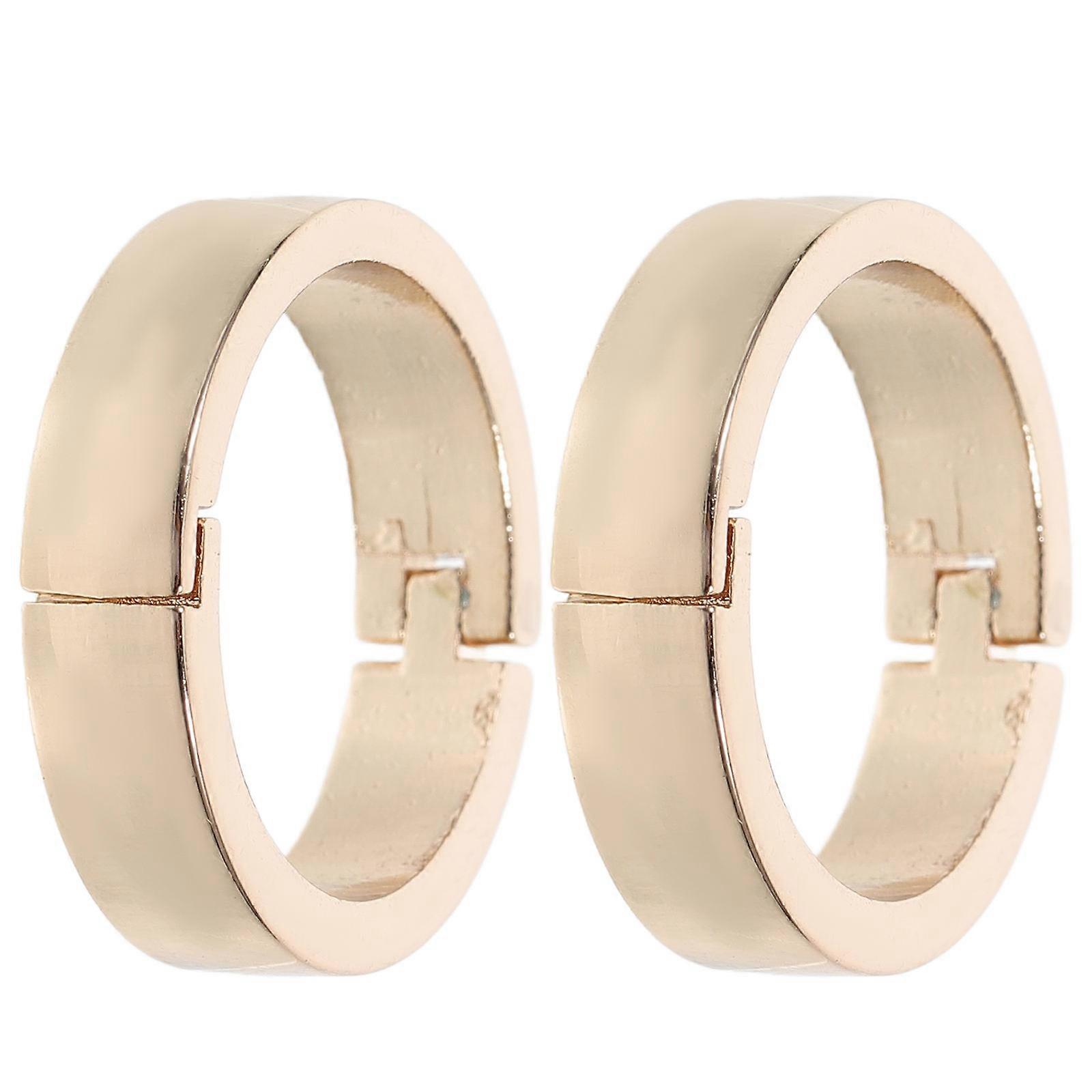 Binder Rings Metal Loose Leaf For Diy Projects Calendars Documents 2Pcs Circular Simple And Elegant Design