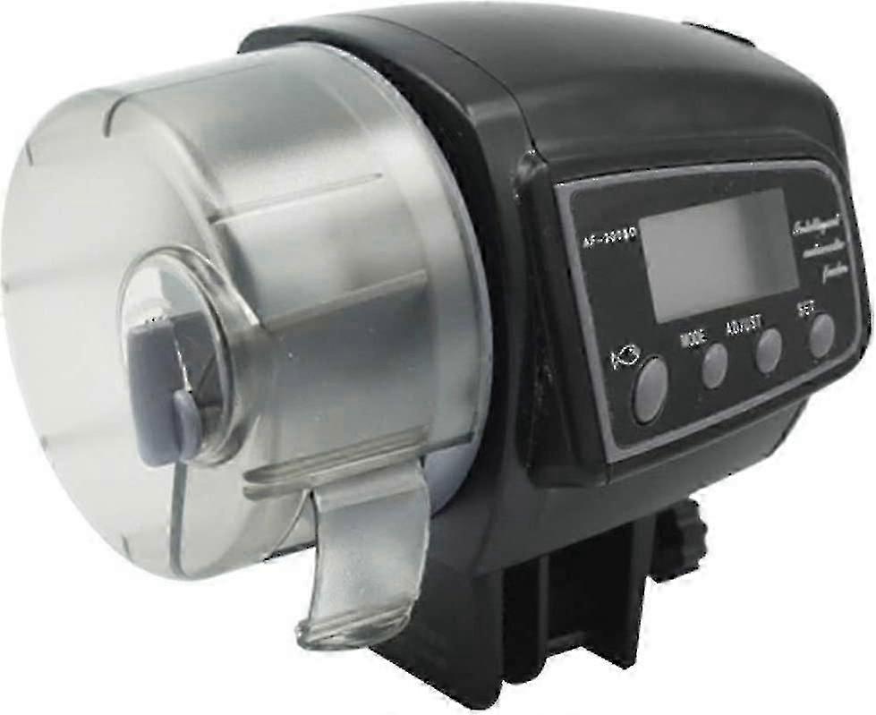 Automatic Fish Feeder With Lcd Display Aquarium Tank Adjustable Timer Intelligent Dispenser