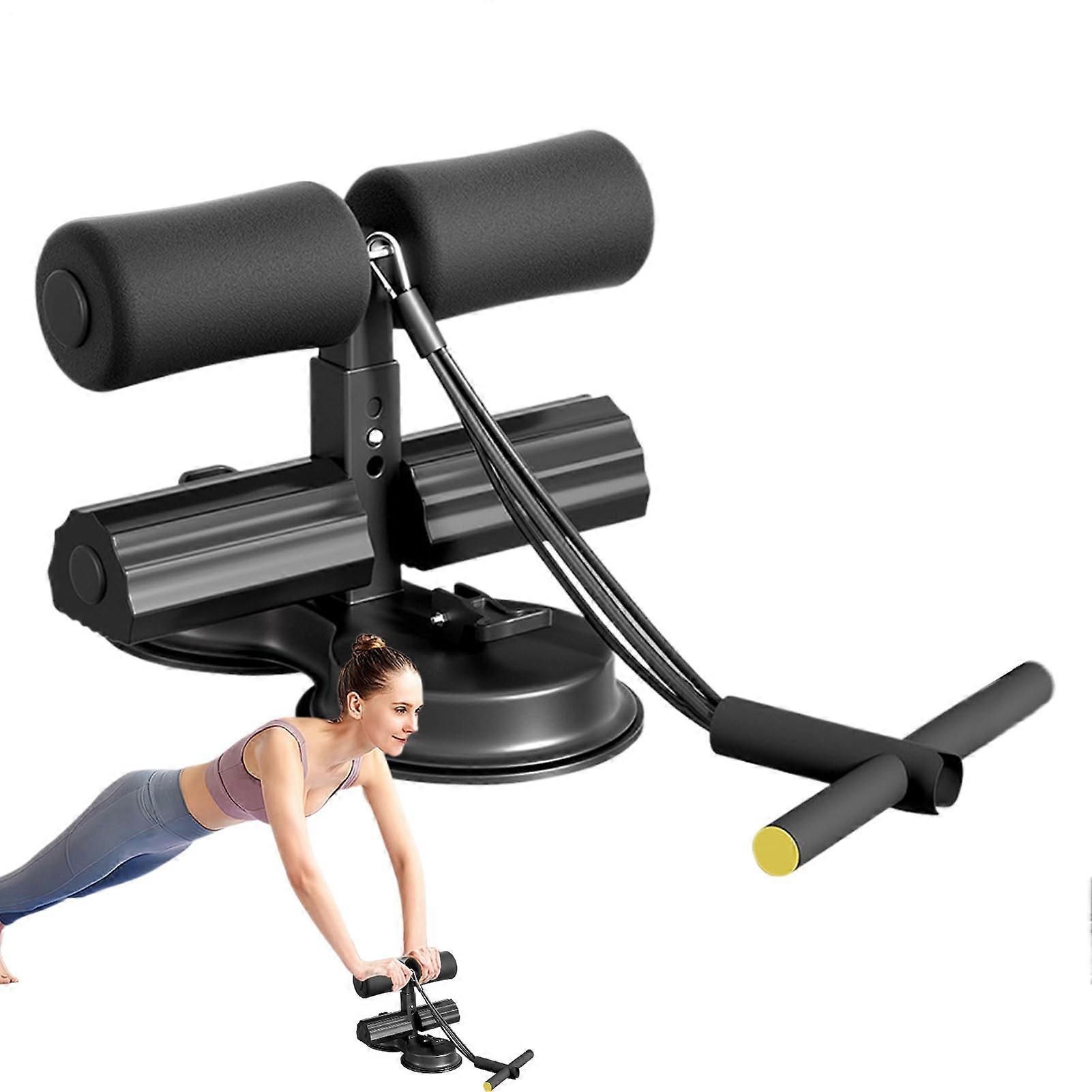 AB Trainer Auxiliary Suction cup AB exercise tool for home gym Black