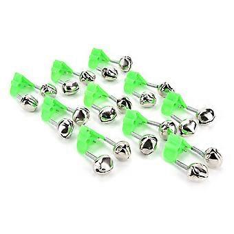 10 stks Hengel Beetmelder Bellen Twin Bells Clip Alerter Vissen Tackle Tool