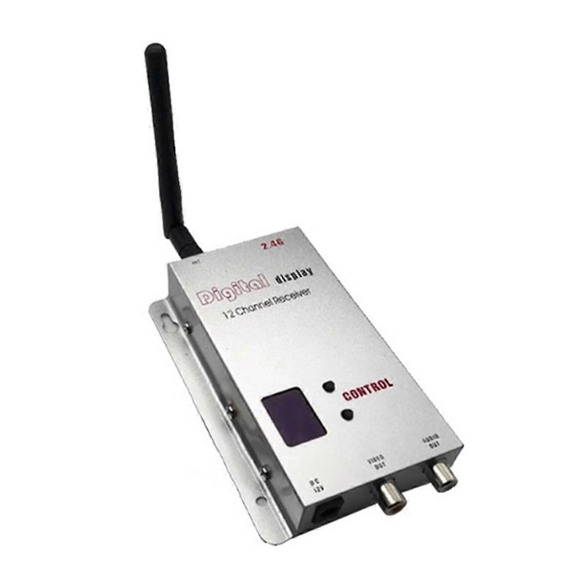 2.4G FPV VRX 12CH FPV Audio Video Receiver for FPV Long Range Drone