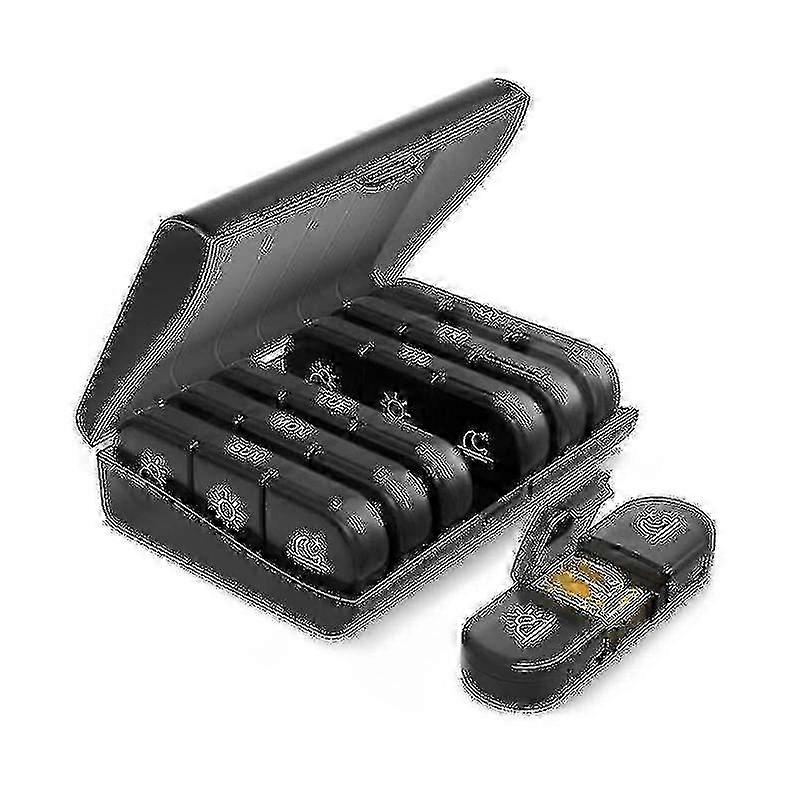 Portable Drawer Pill Box for Storing and Dispensing Medicine Tablets, Organizer Container for Easy Access