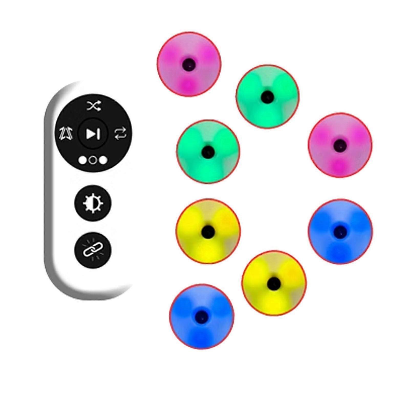 Agile Reaction Training Light, Agile Reaction Speed Training Kit, 4 Modes/56mm Round Design, for Physical Training