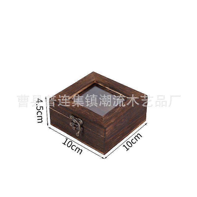 2pcs Butterfly Display Case: Shadow Box Insect Display Case Rustic Wood Shadow Box  Entomology Supplies for Collecting Butterfly Specimen Brown