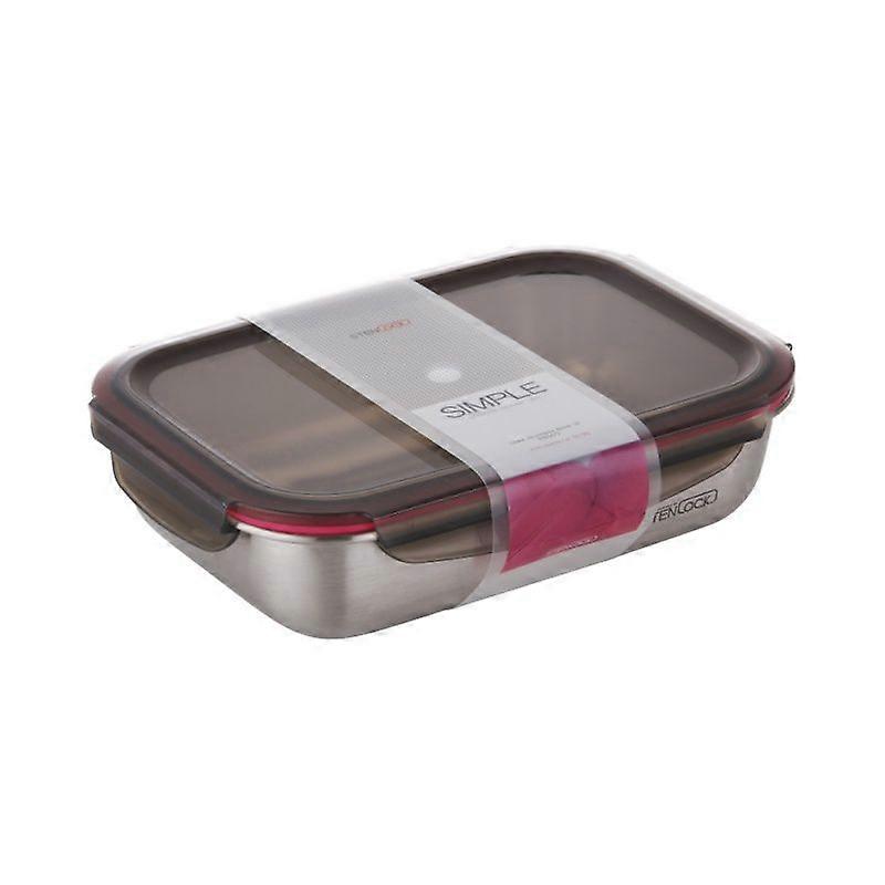 Stenlock Simple Stainless Steel Sealed Container Rectangular No. 9 1900ml, 1ea