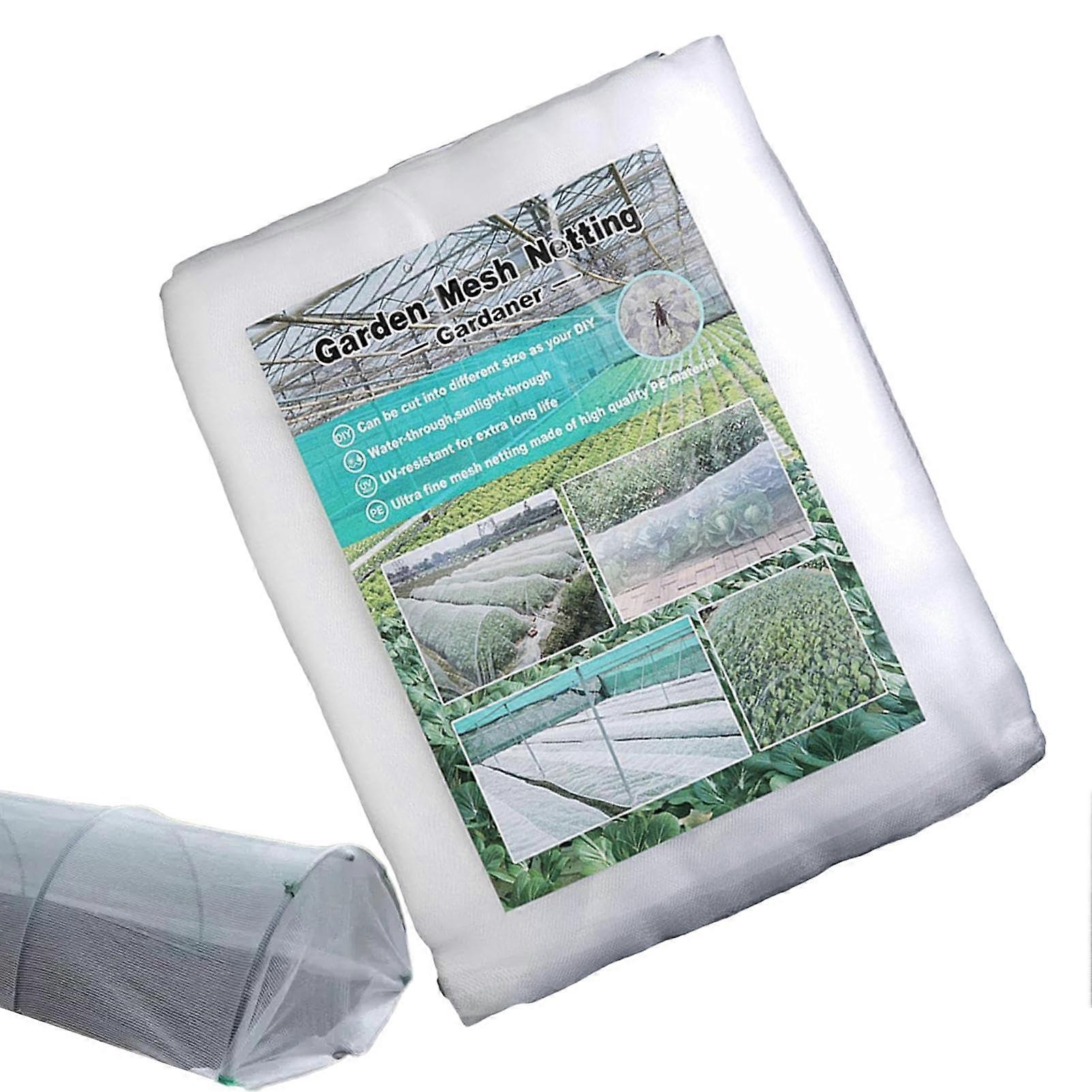 Mesh Plant Cover Heat Resistant Garden Mesh For Vegetables Greenhouse Fly Barrier Net Bird Net Durable