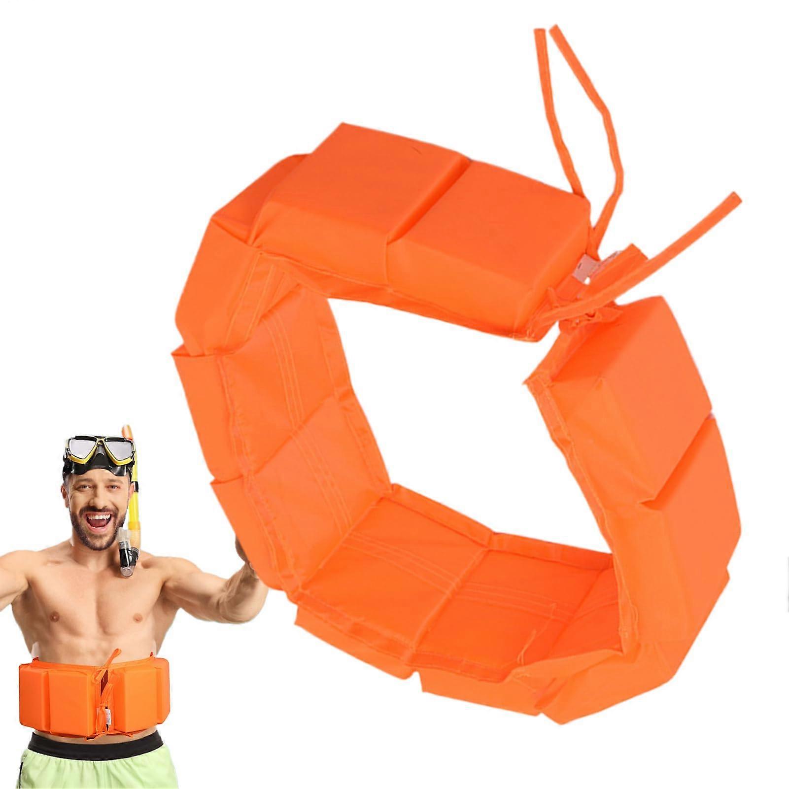 Buoyancy Swim Belt Adjustable Floating Training Belt for Adults, Open Water Swimming Aid