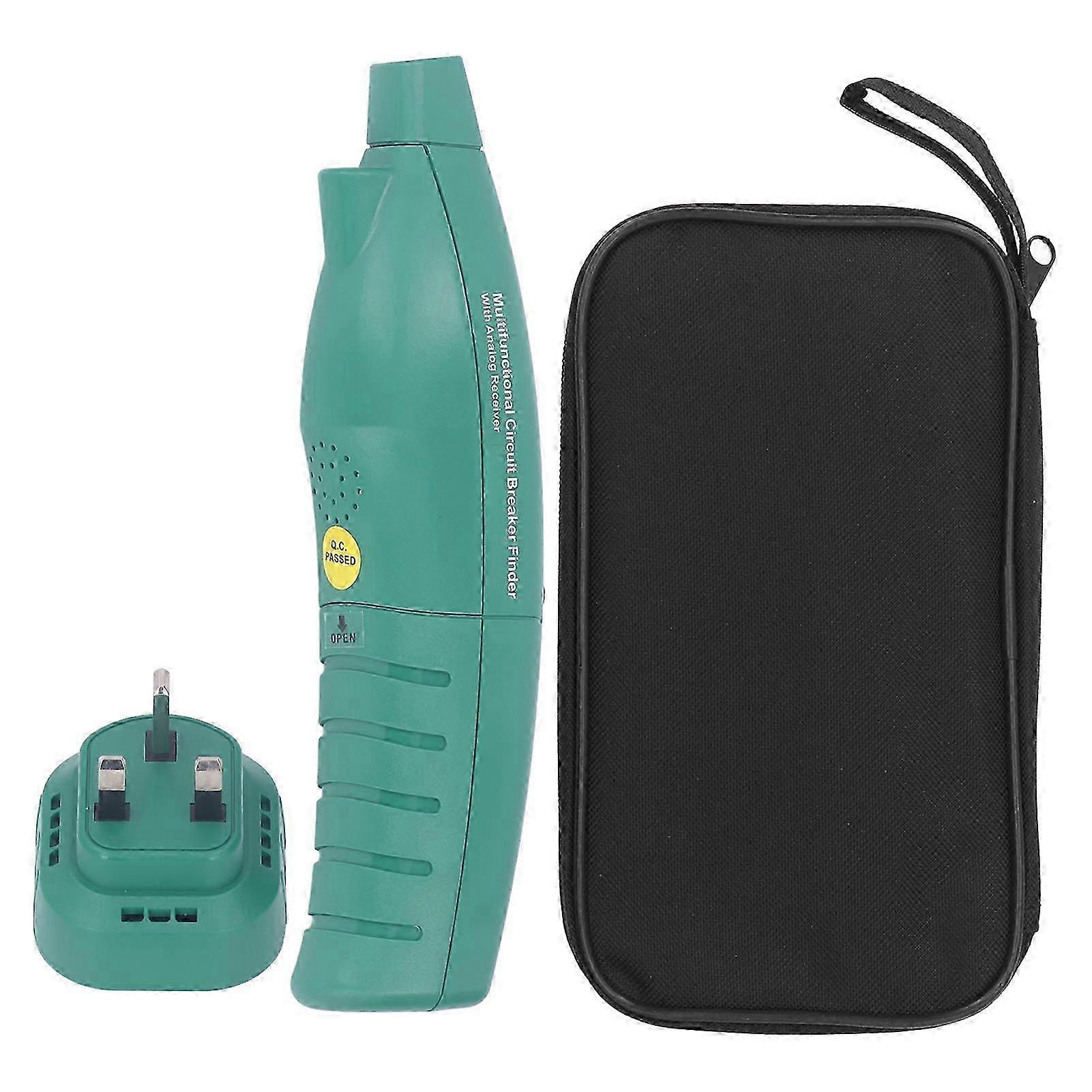 Automatic Multifunctional Circuit Breaker Finder Tool Kit for Dark Line Fuse Air Switch Socket Tester UK Plug 110-250V