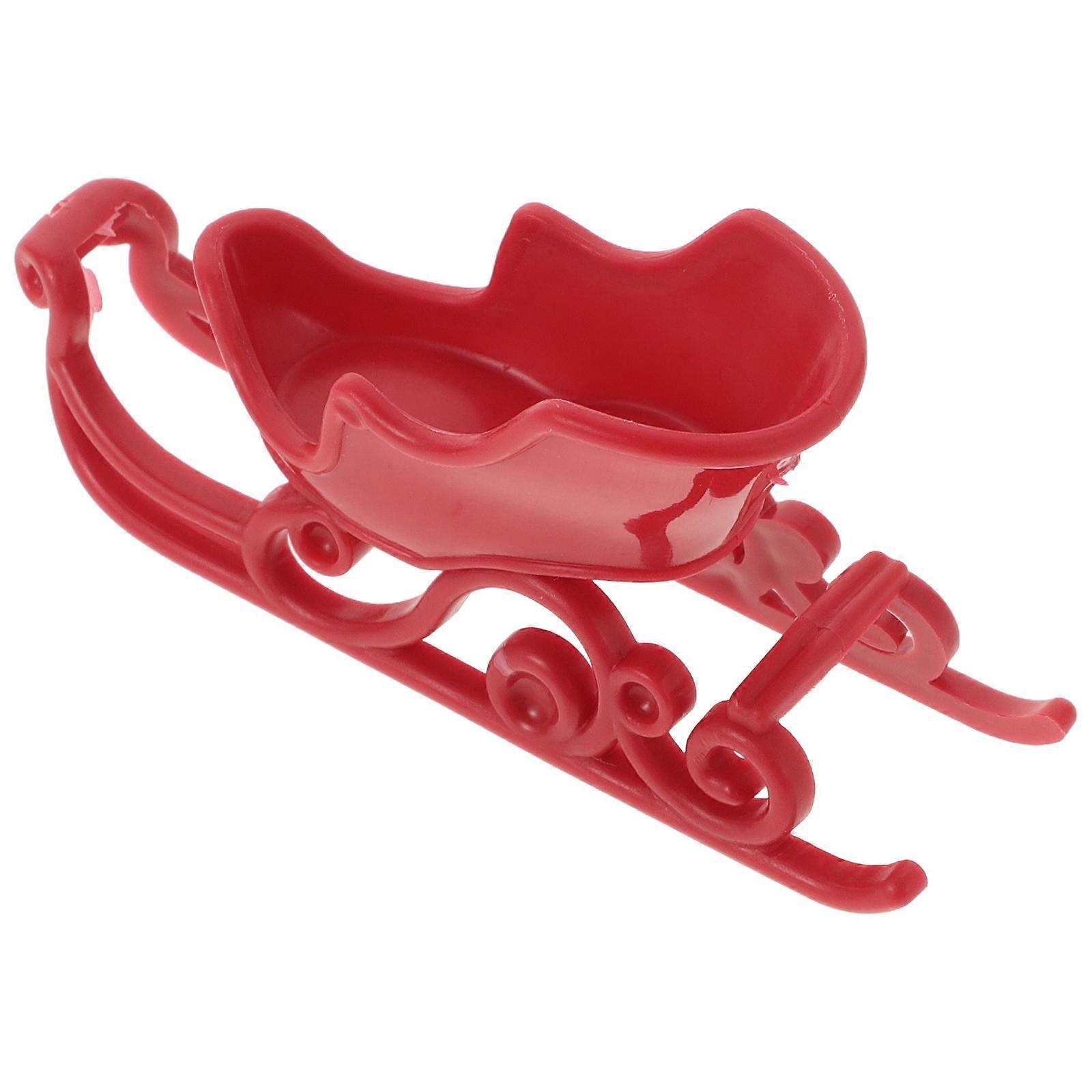 Here's a refined and engaging product description for your **Christmas Mini Sleigh Ornament**:
π **Christmas Mini Sleigh Ornament β Vibrant Red