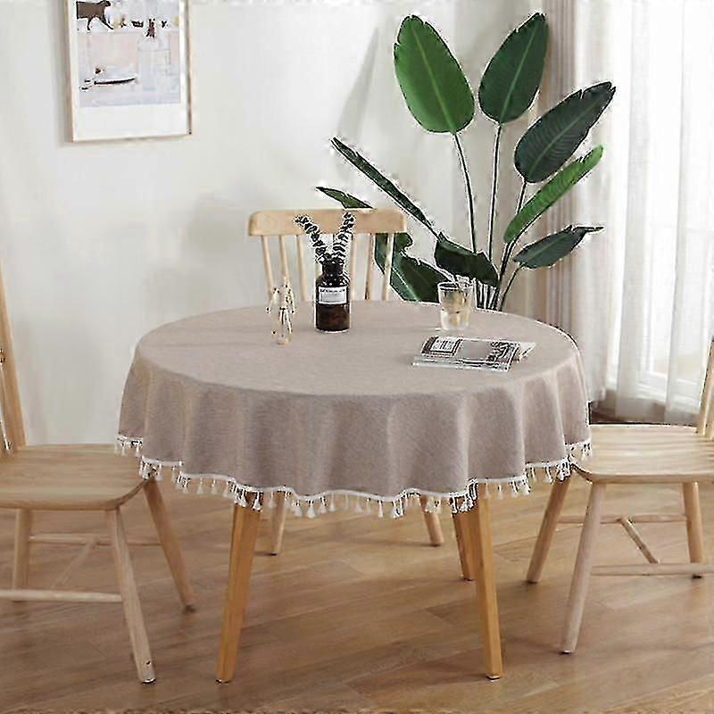 2025 Latest Model lace cotton linen thick rectangular tablecloth table waterproof