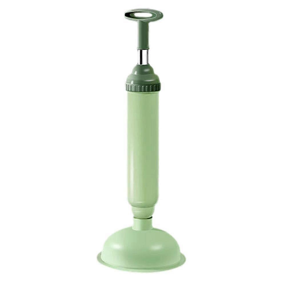 Pressure Toilet Unclogger, Upgraded Toilet Plunger Set, Pressure Sanitary Drain Clog Remover with Air Release Tool, Green