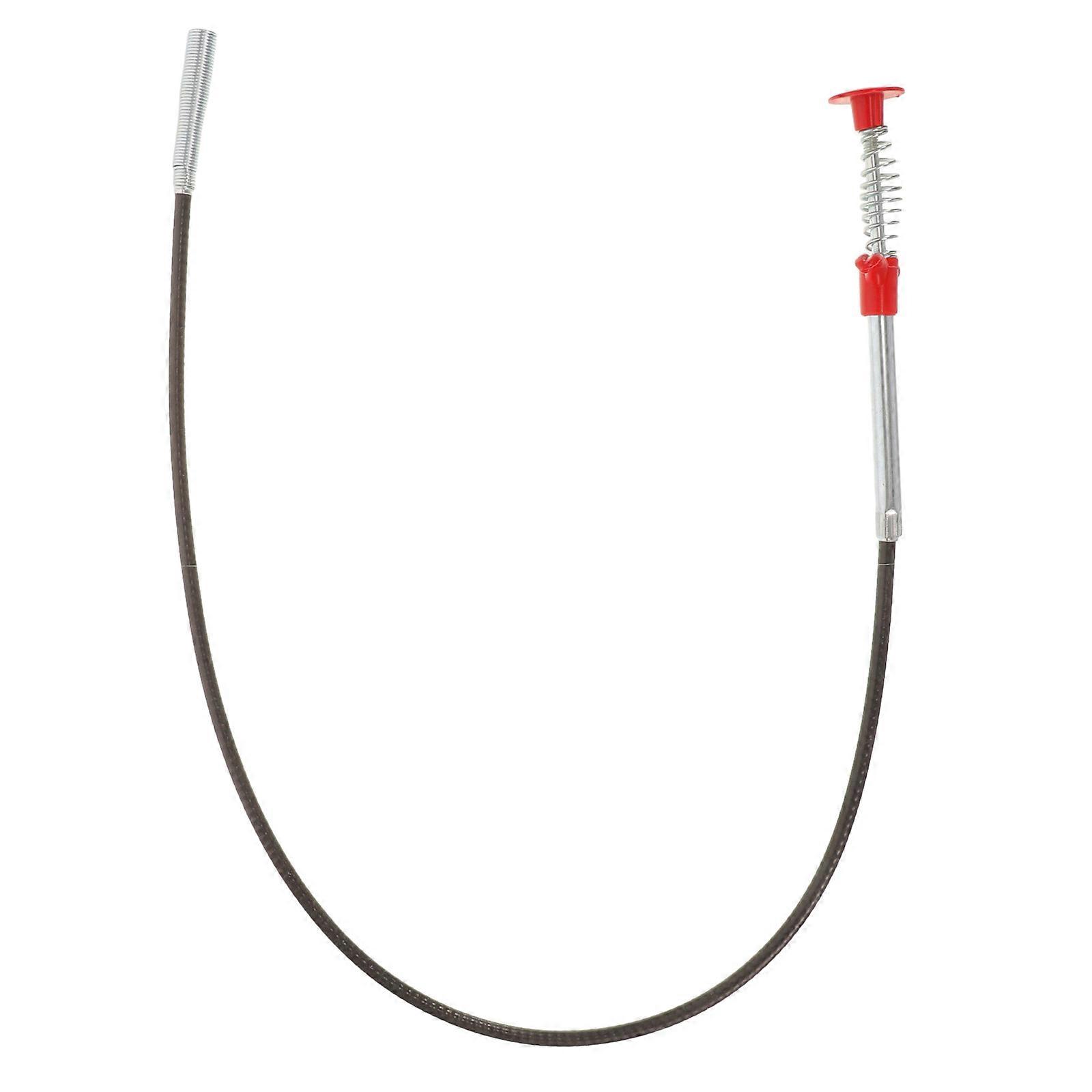 Multifunctional Pipe Cleaning Shaft Multi-Use Steel Sink Pipeline Dredging Tool For Sewer Maintenance 90.00X5.50X0.50Cm Four-Claw Design 1Pack