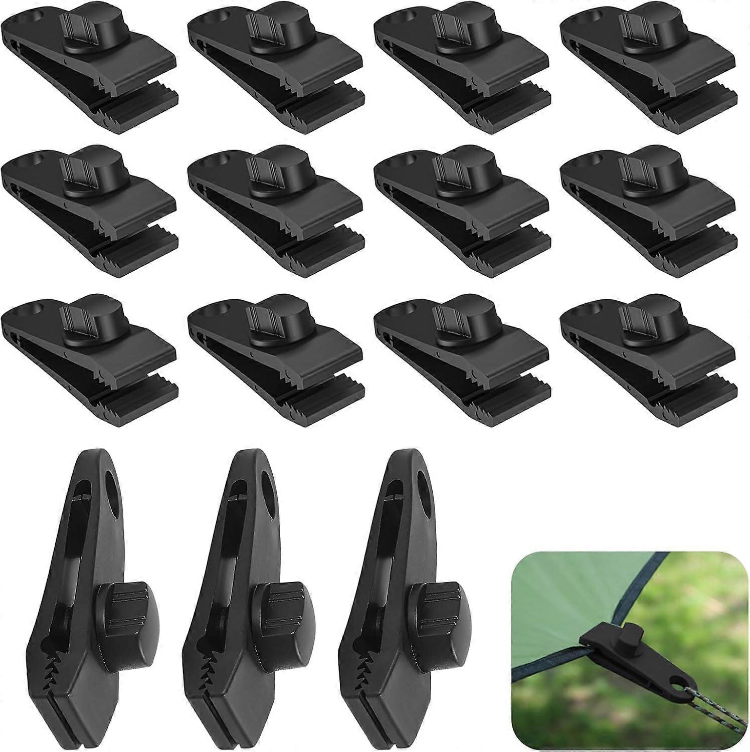 15 Pieces Tarpaulin Clip Tent Clamp for Tarpaulin, Tent Clip Awning