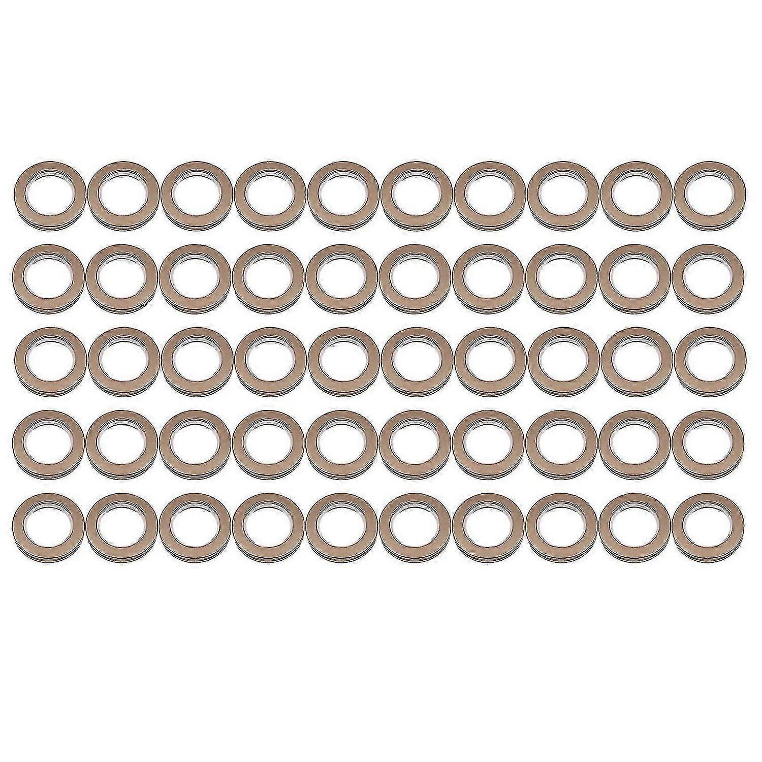 50 Pack Curtain Grommet, Inner Diameter 43mm Curtain Eyelet Rings Nanoscale Low Noise Roman Ring (C jn