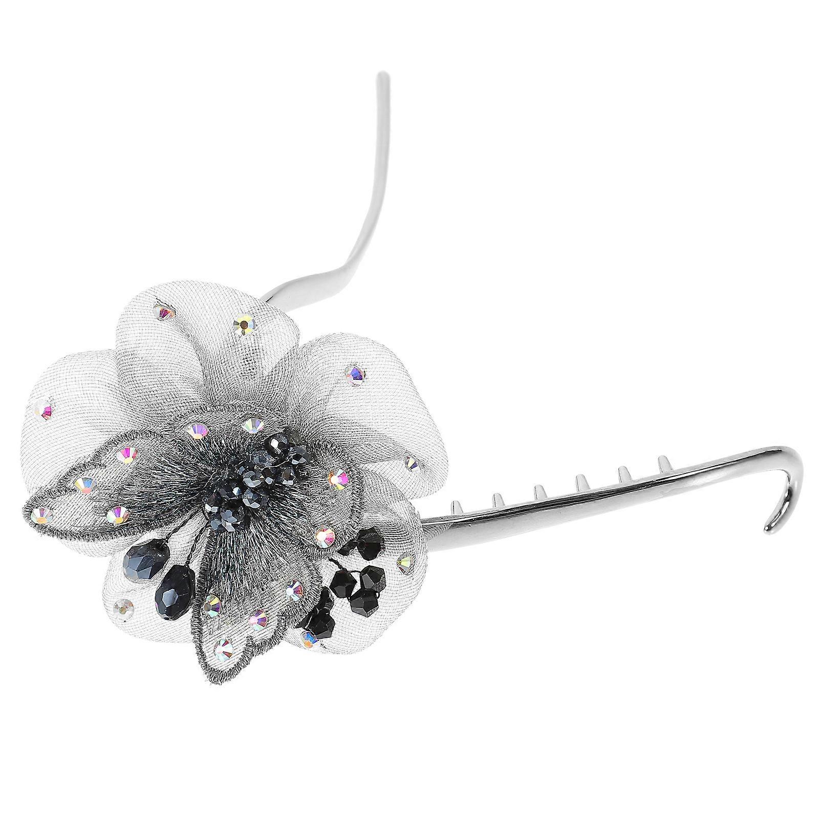 Decorative Hair Clips Face Covering For Dating Elegant Style Assorted Color 13x6.2Cm 1Pack