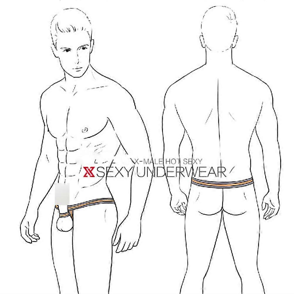Male Thong Enthusiasts Briefs Green Color Low Rise 1Pack